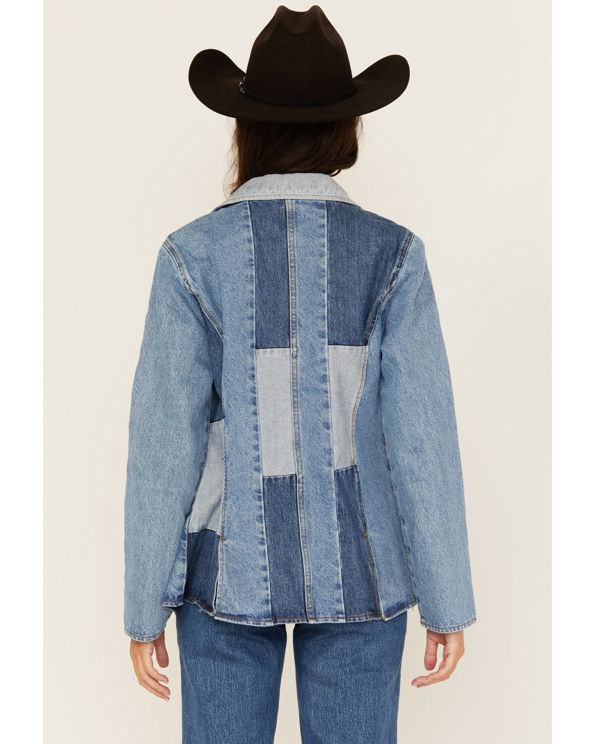 Wrangler x Lainey Wilson Women's Patchwork Denim Blazer