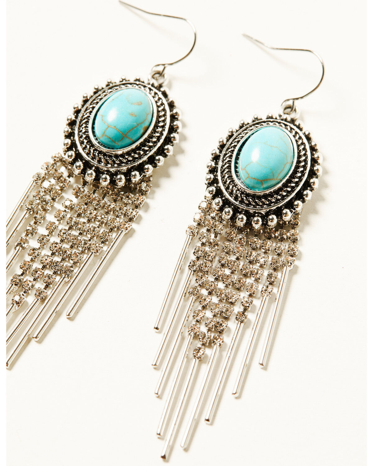 Shyanne Women's Rhinestone Fringe Earrings