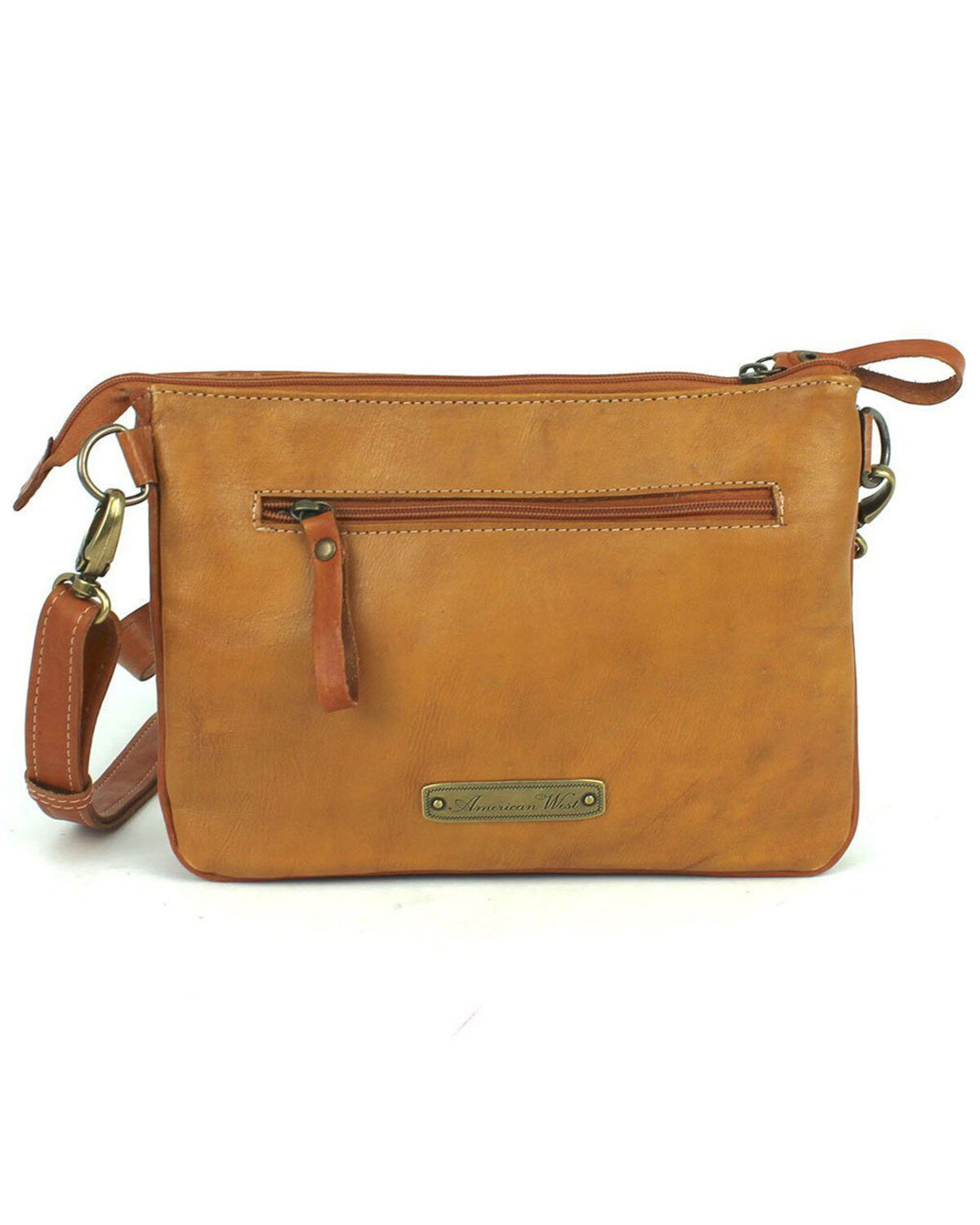 American West Women's Texas Rose Crossbody Bag