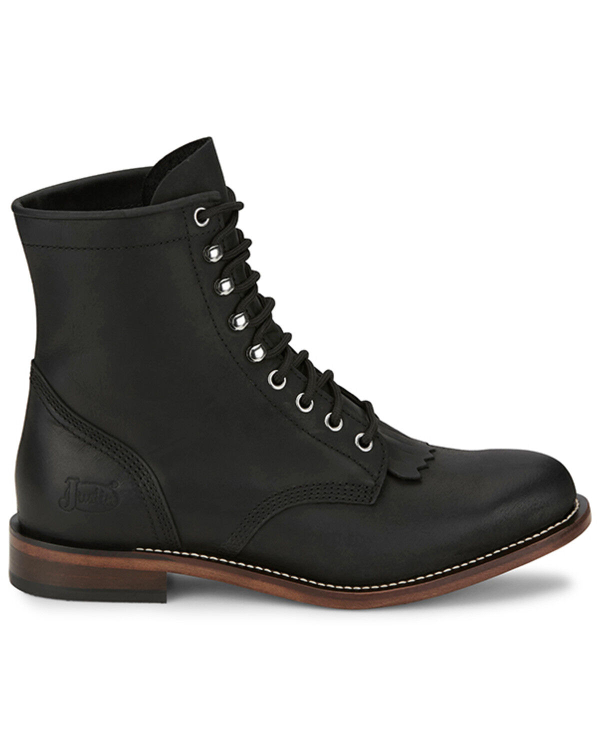 Justin Men's Drennan Lace-Up Boots - Round Toe