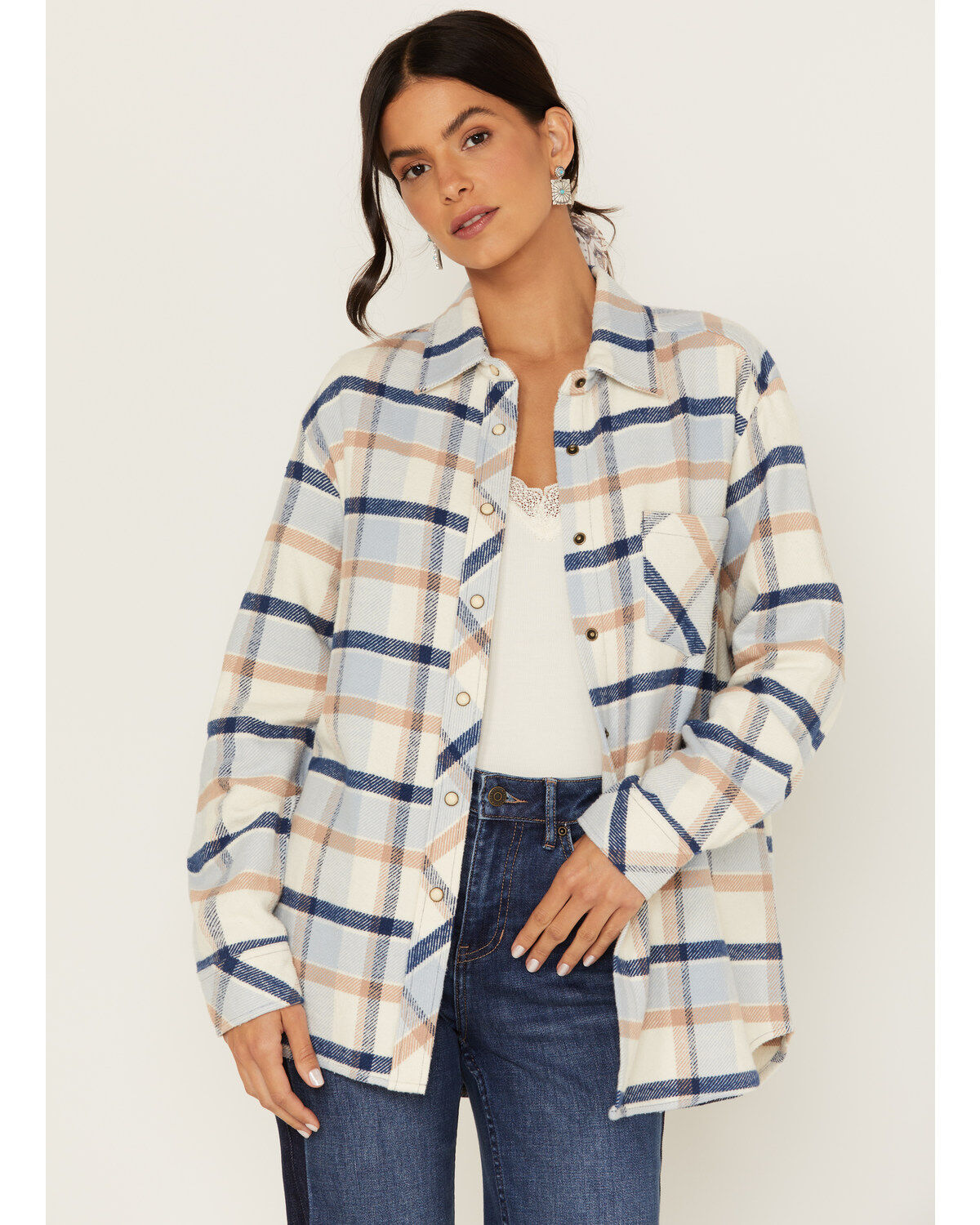 Idyllwind Women's Plaid Print Rendon Flannel Shirt