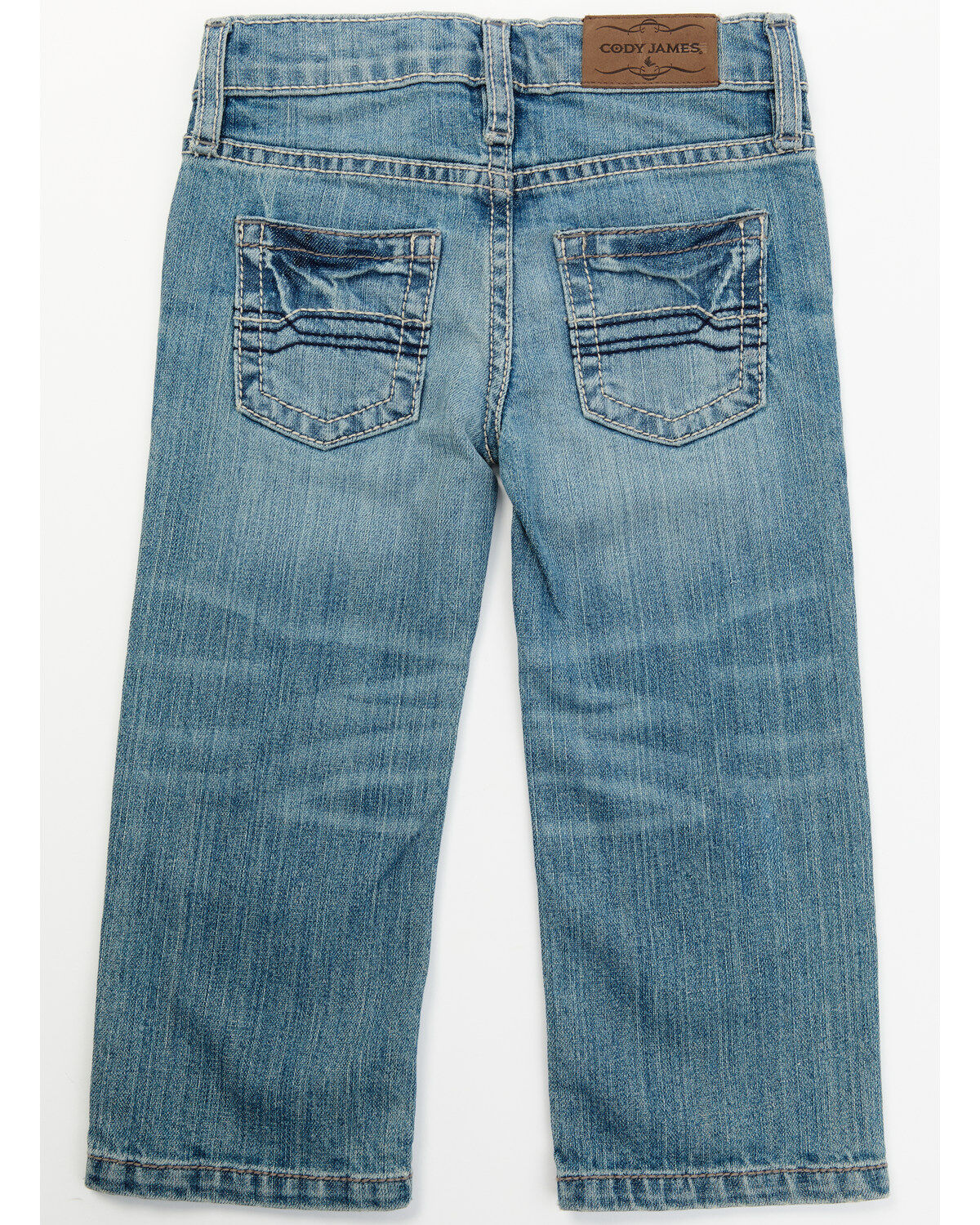 Cody James Boys' Hamshackle Wash Relaxed Bootcut Stretch Denim Jeans