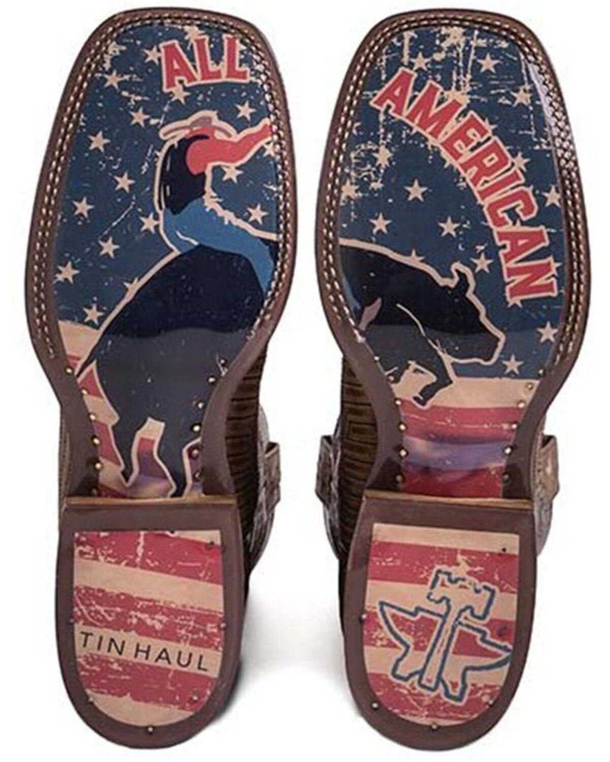 Tin Haul Men's Rowdy Western Boots - Broad Square Toe