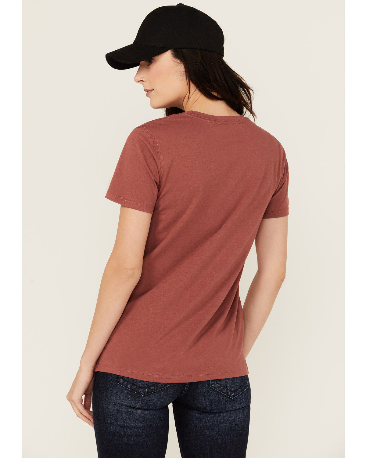 Carhartt Women's Relaxed Fit Lightweight Short Sleeve V Neck T-Shirt