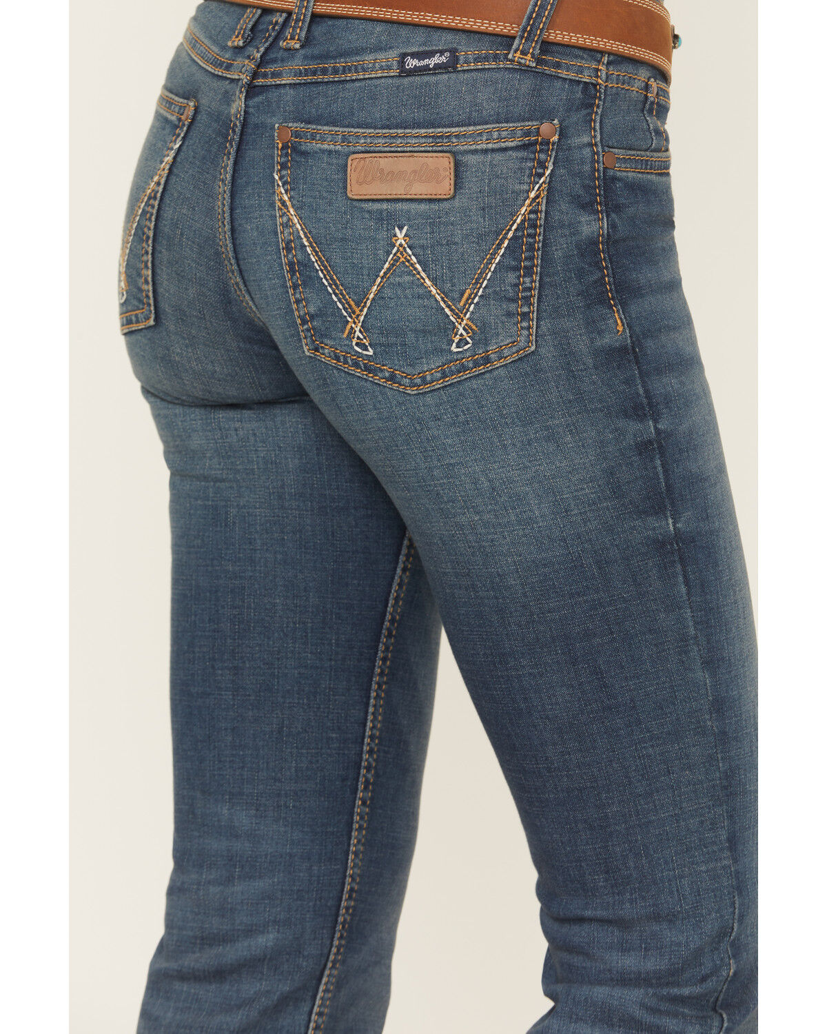 Wrangler Women's Mae Premium Patch Boot Cut Jeans