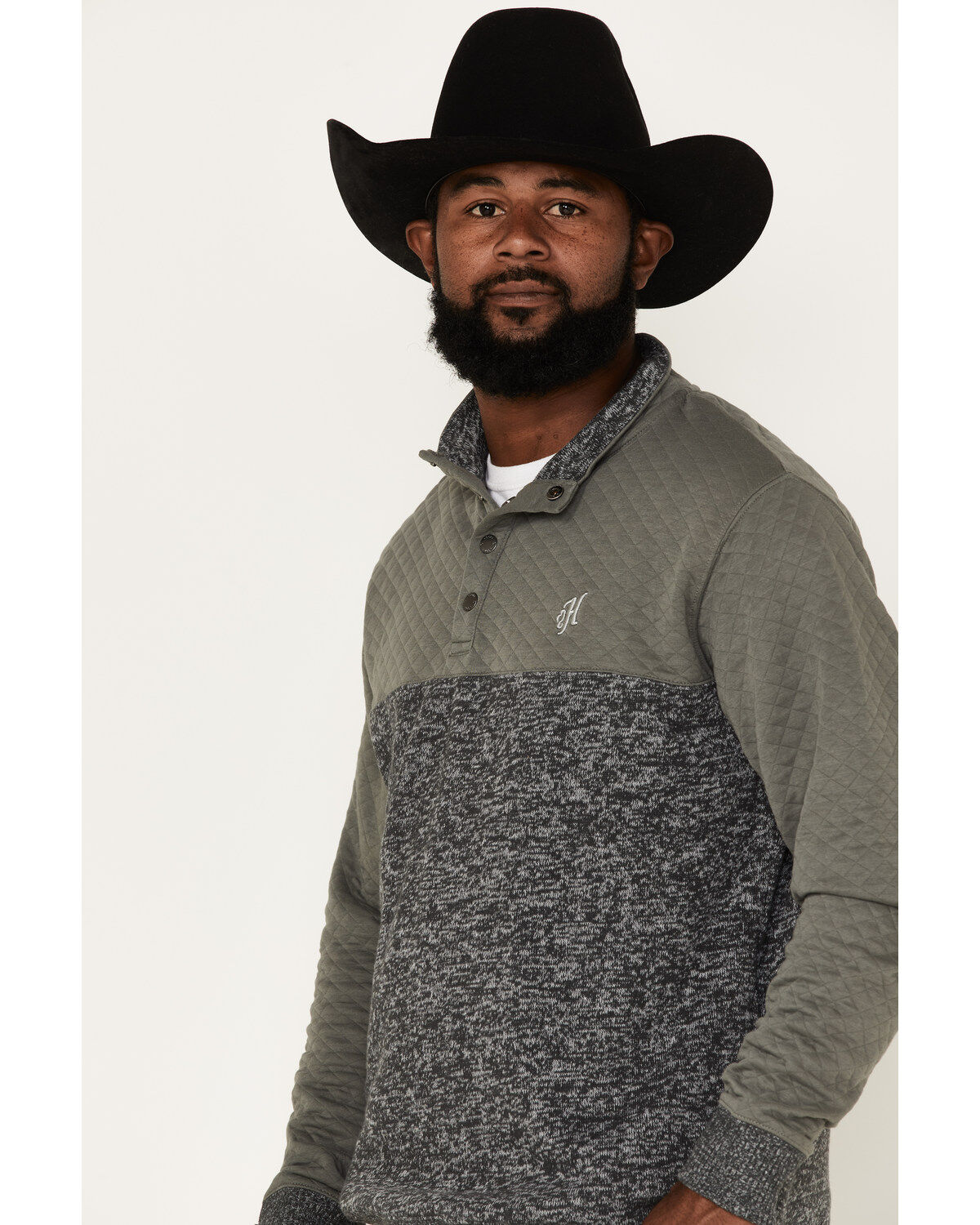 Hooey Men's Stevie 1/4 Snap Pullover