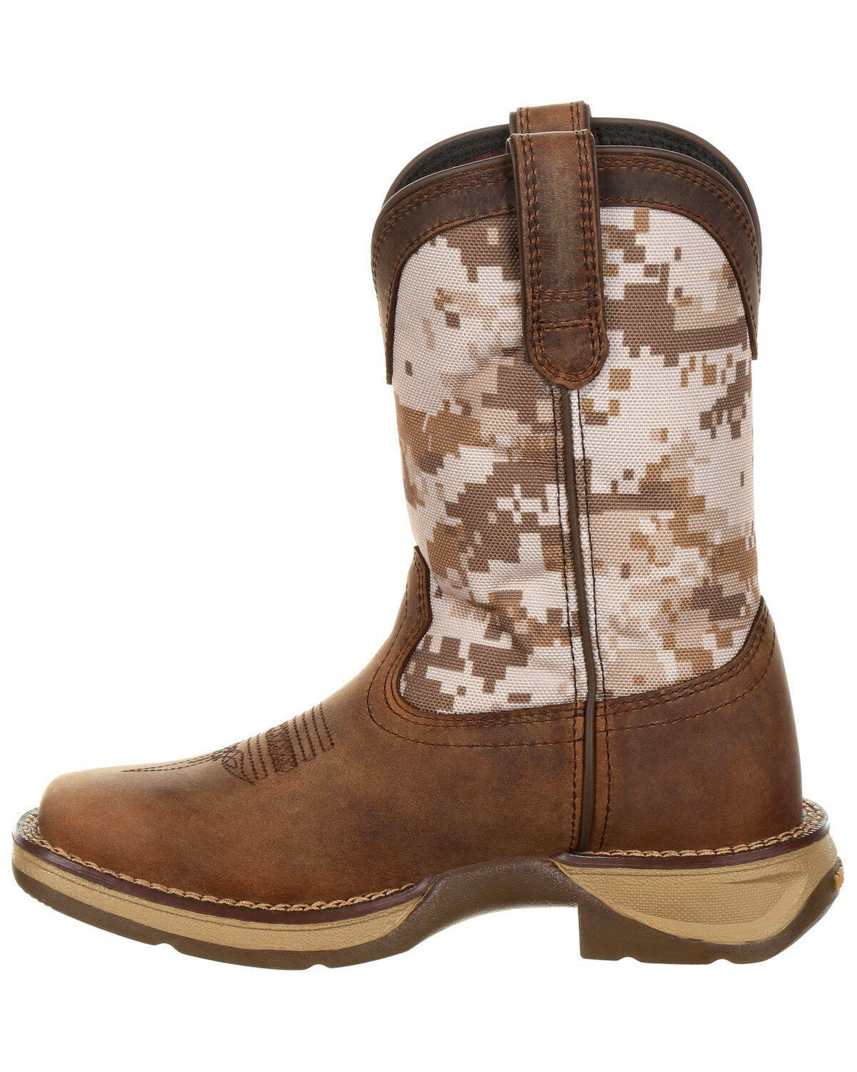 Durango Boys' Lil Rebel Desert Camo Western Boots - Square Toe