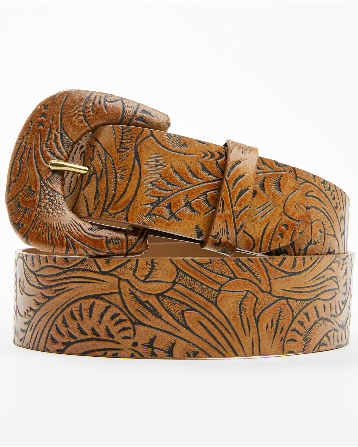 Shyanne Women's Tooled Buckle Belt