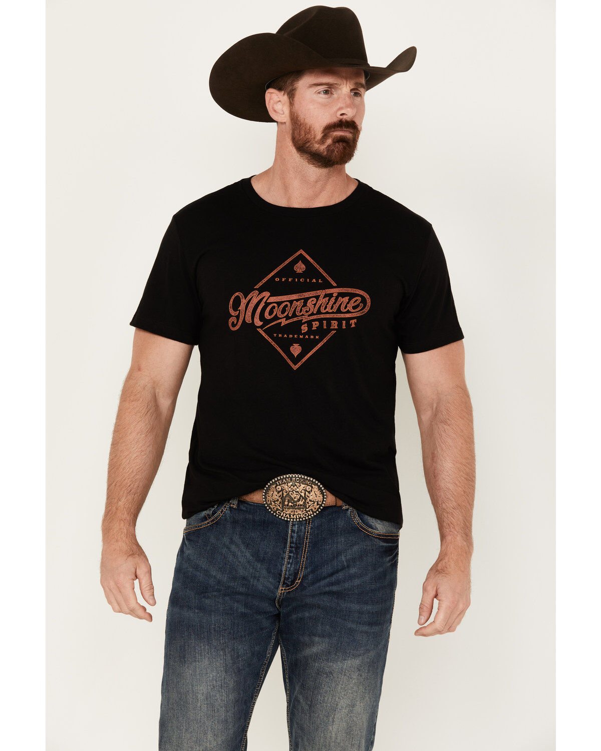 Moonshine Spirit Men's Diamond Short Sleeve Graphic T-Shirt
