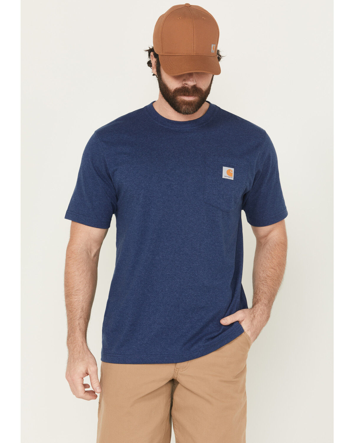 Carhartt Men's Loose Fit Heavyweight Short Sleeve Pocket Work T-Shirt