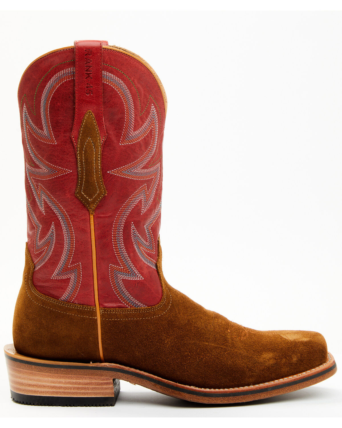 RANK 45® Men's Archer Roughout Western Boots - Square Toe