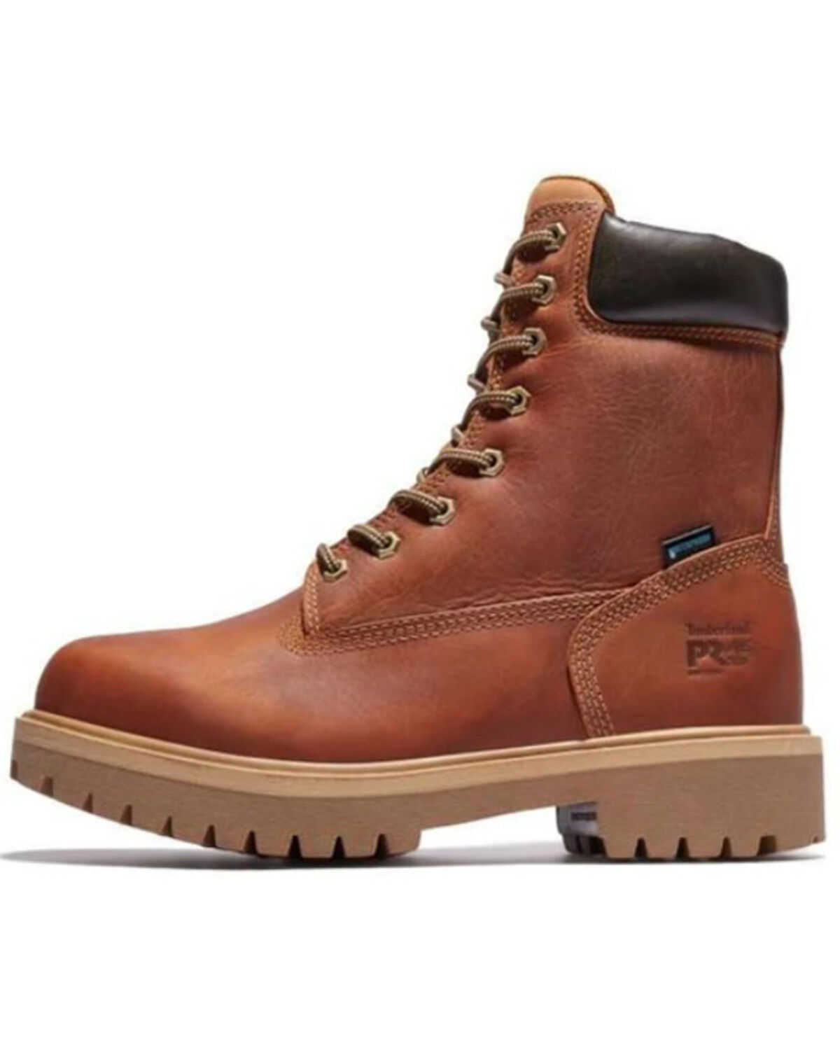 Timberland PRO Men's Direct Attach Marigold Nutbuck 8" Waterproof Work Boots - Soft Toe