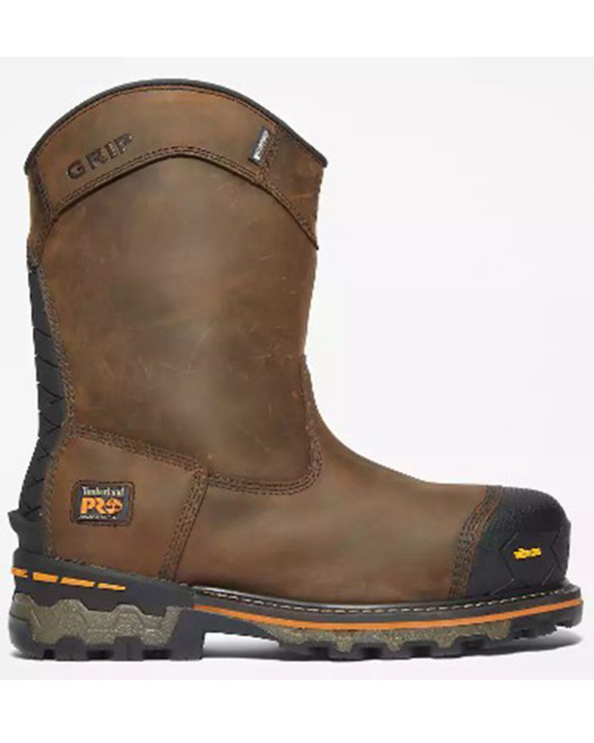 Timberland Pro Men's Boondock Waterproof Pull-On Work Boots - Composite Toe
