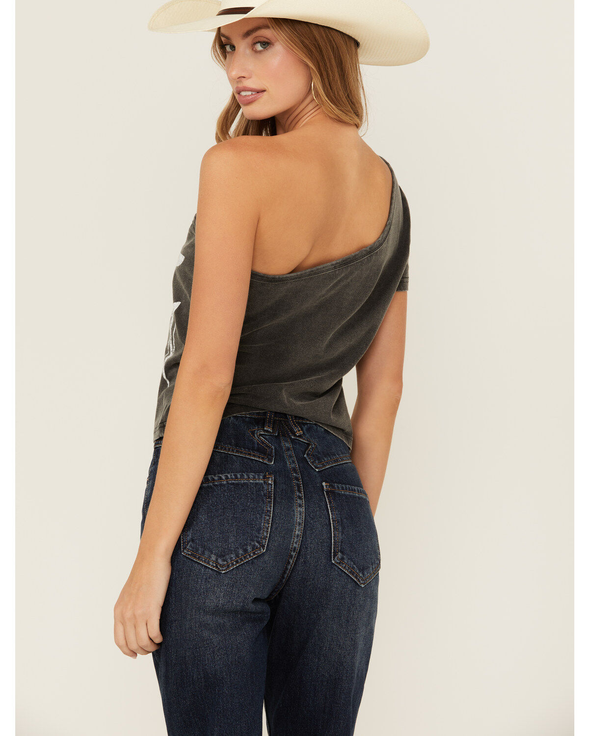 Youth in Revolt Women's Americana One Shoulder Tee