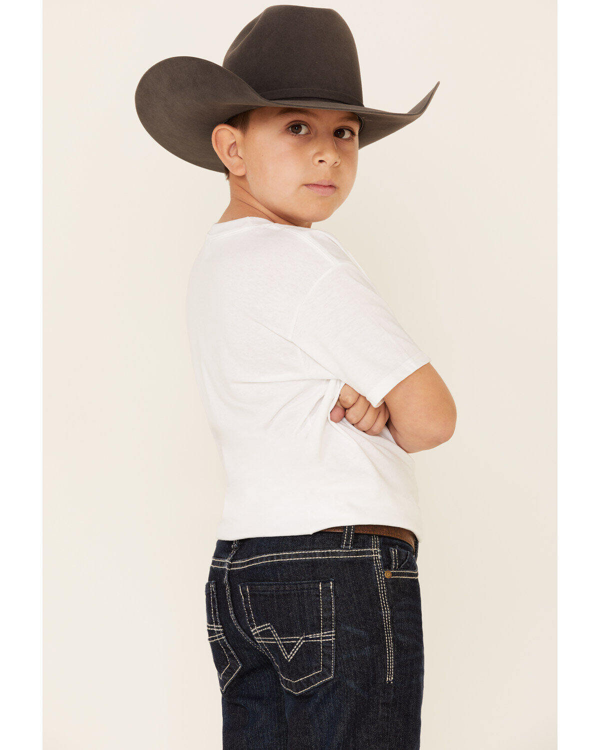 Cody James Boys' Night Hawk Medium Wash Mid Rise Stretch Relaxed Bootcut Jeans