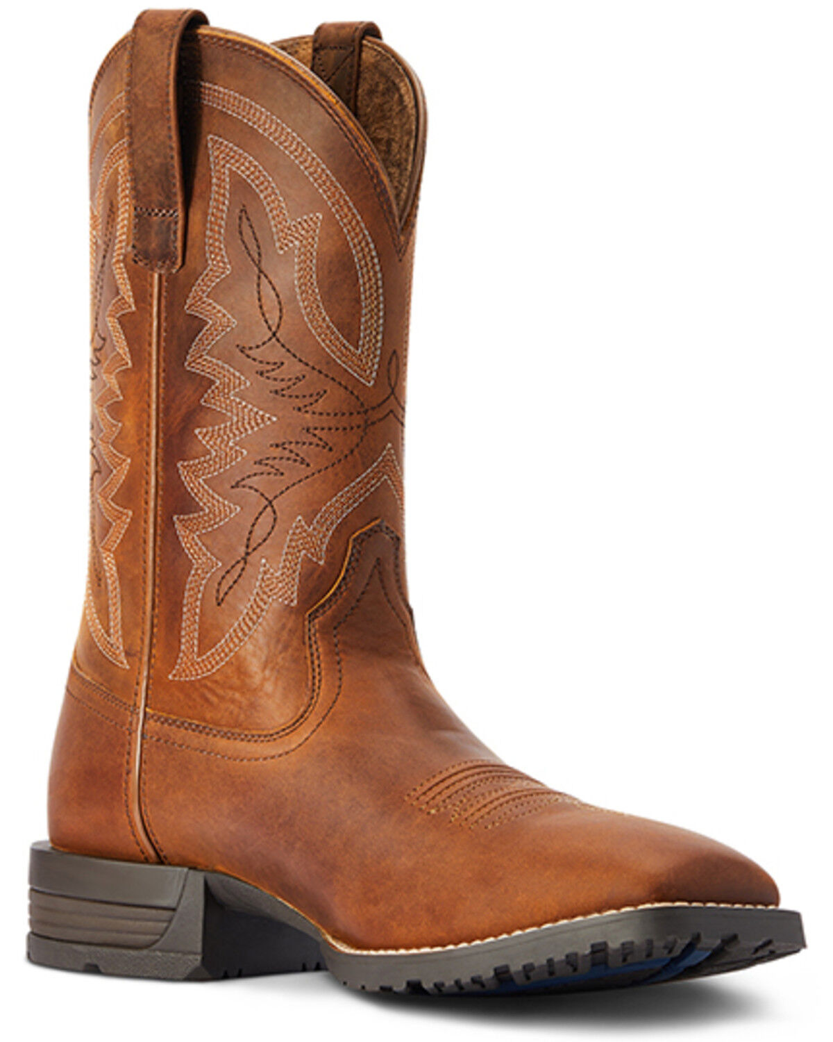 Ariat Men's Hybrid Ranchwork Western Boots - Broad Square Toe