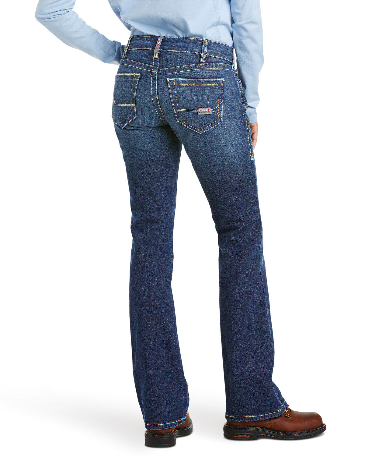 Ariat Women's Mid Rise Flame Resistant Boot Cut Jeans