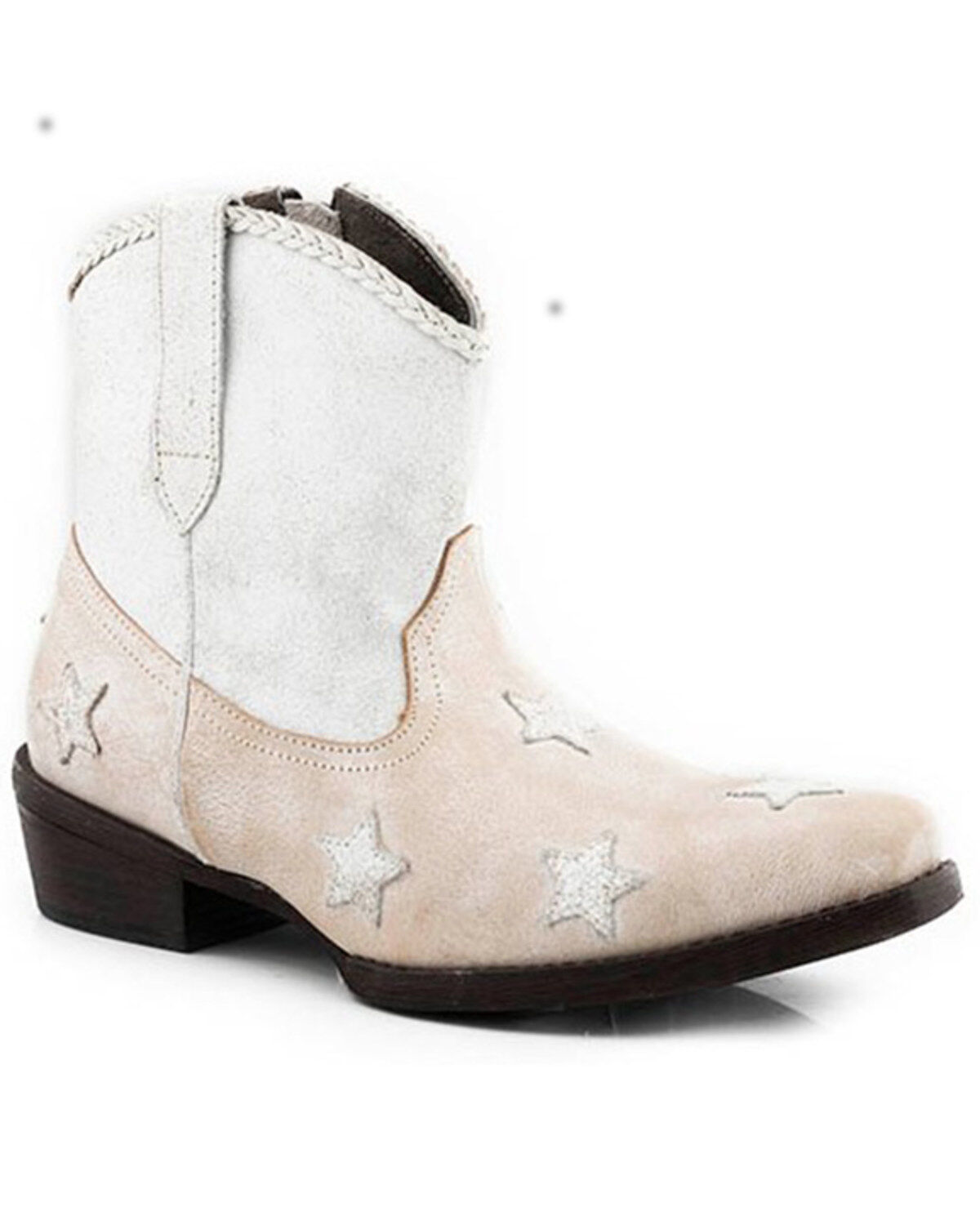 Roper Women's Liberty Crackle Shaft Western Fashion Booties - Snip Toe