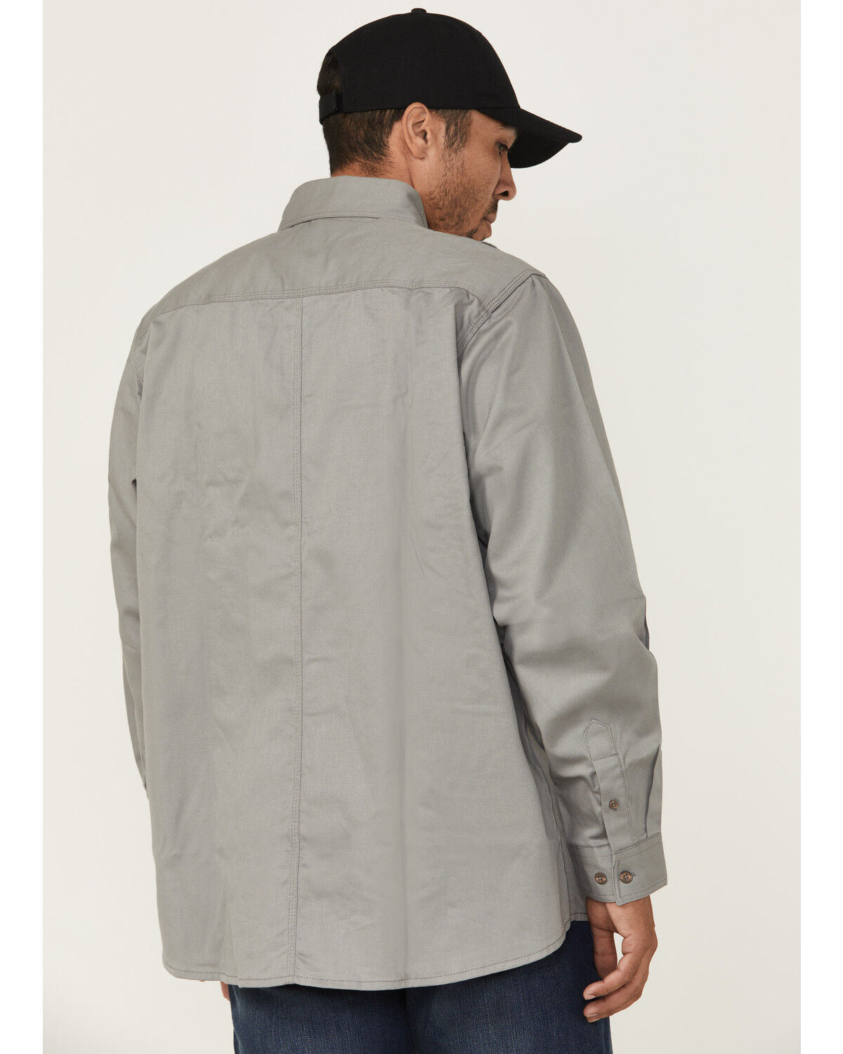 Forge Workwear Men's FR Solid Long Sleeve Button-Down Work Shirt