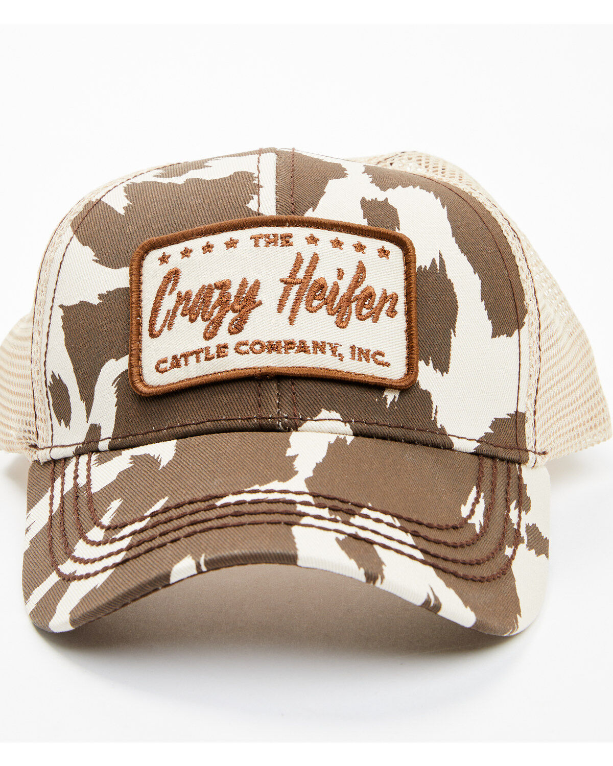 Idyllwind Women's Crazy Heifer Cow Print Baseball Cap