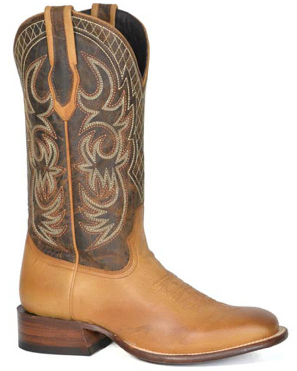 Stetson Men's Bowie Western Boots - Broad Square Toe