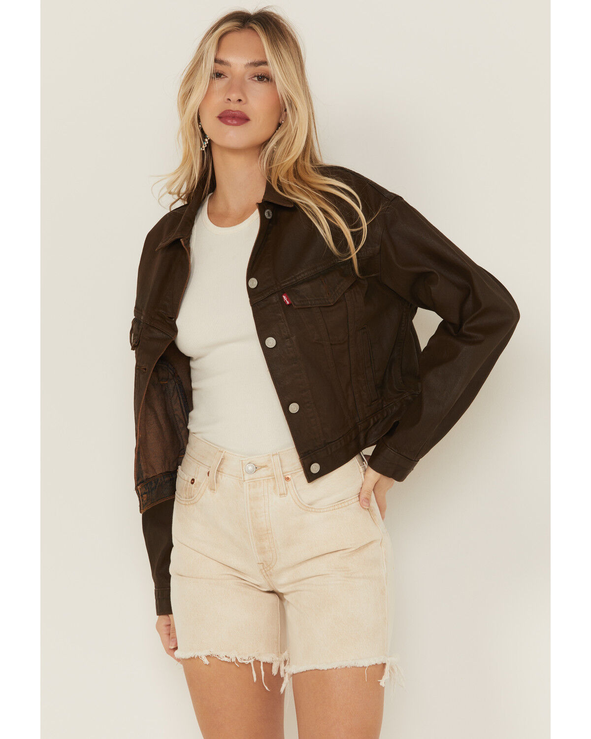 Levis' Women's 90s Pay Day Coated Denim Jacket