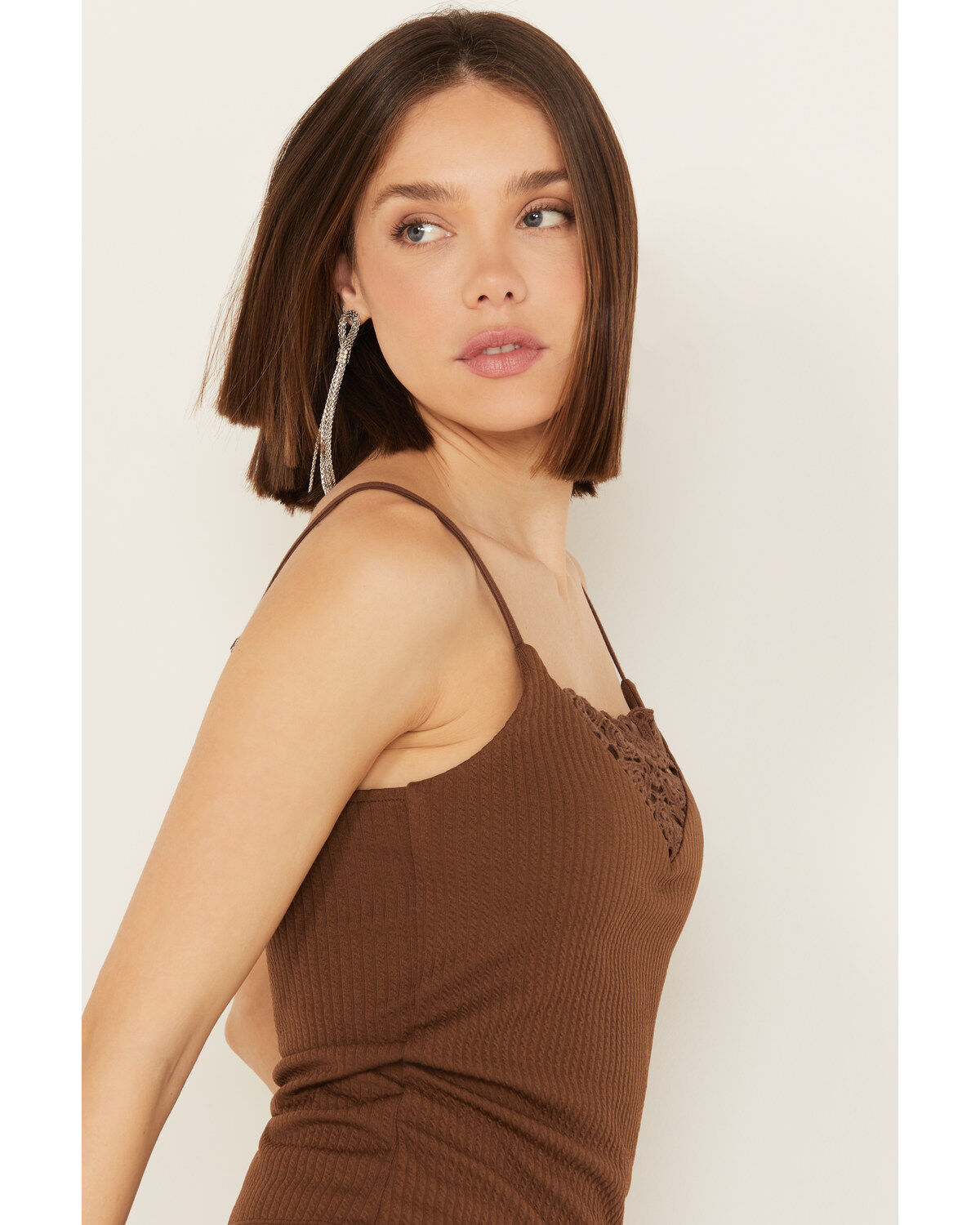 Shyanne Women's Crochet Rib Cami