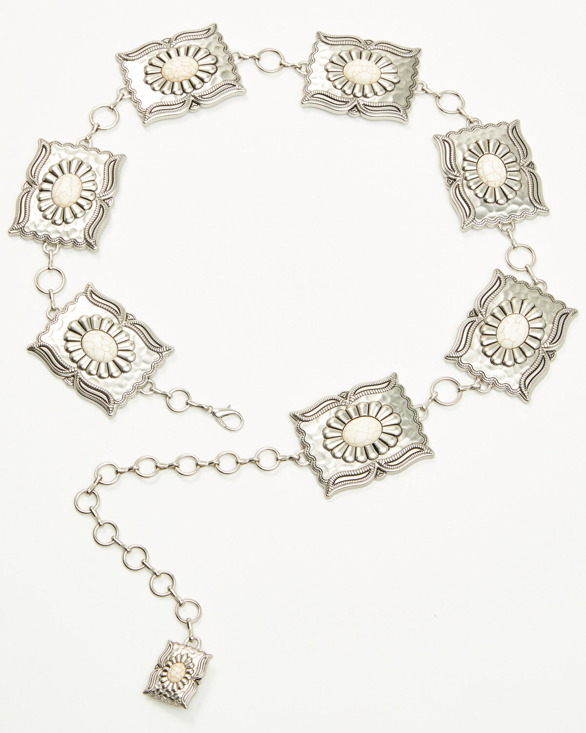 Idyllwind Women's Pennywell White Stone Chain Belt