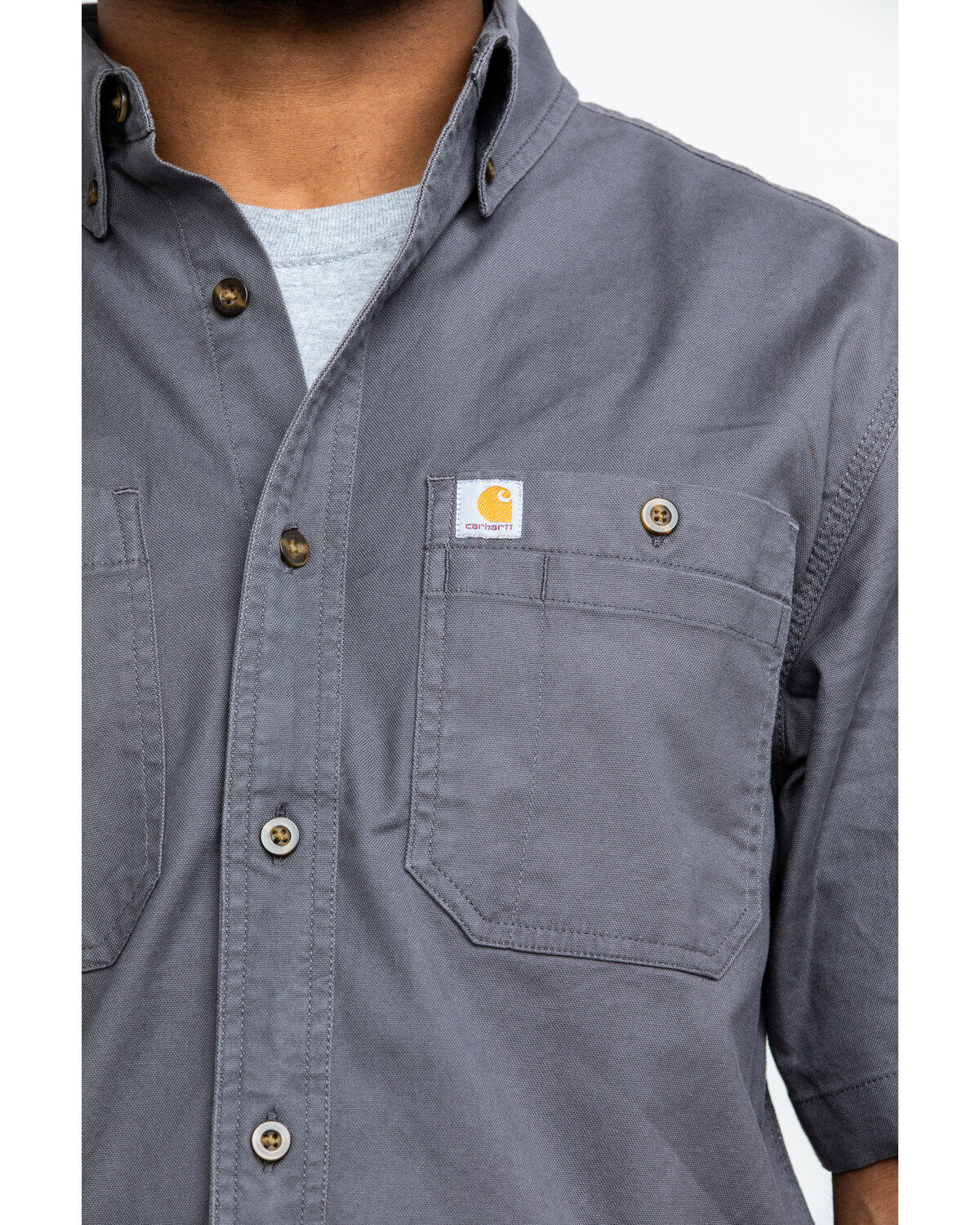 Carhartt Men's Rugged Flex Rigby Short Sleeve Work Shirt