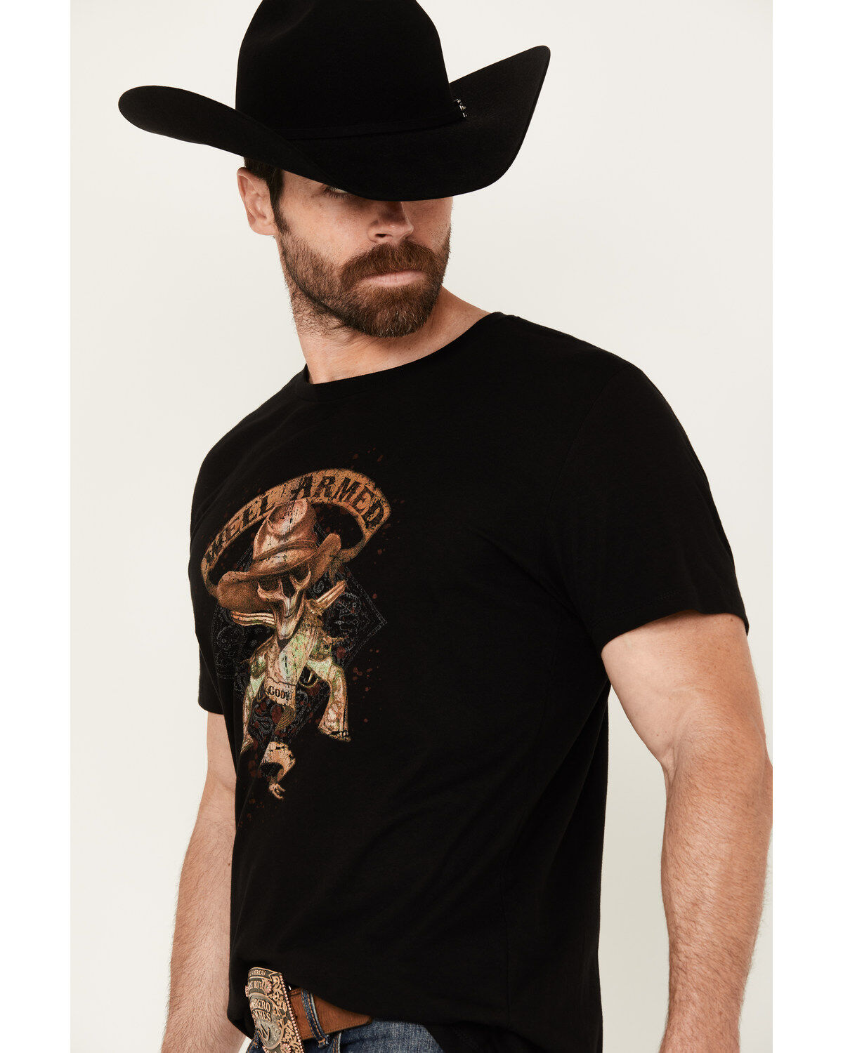 Cody James Men's Well Armed Short Sleeve Graphic T-Shirt