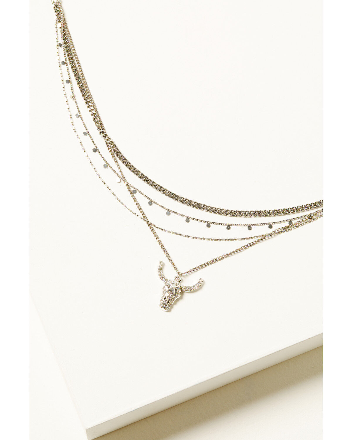 Shyanne Women's Steer Head Layered Necklace