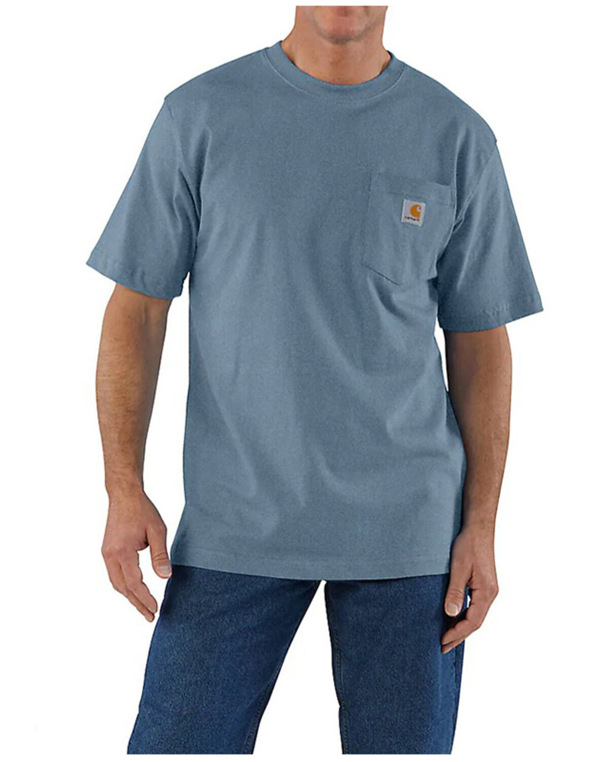 Carhartt Men's Loose Fit Heavyweight Short Sleeve Pocket T-Shirt
