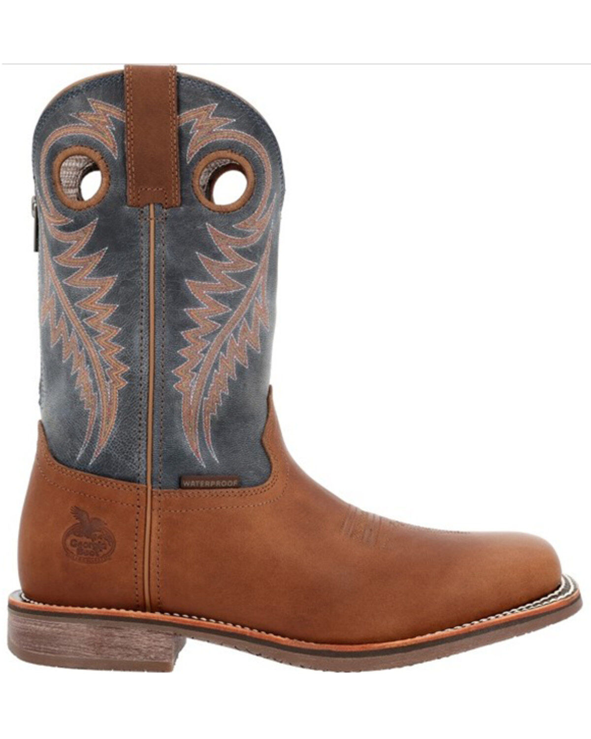 Georgia Boot Men's Carbo-Tec Elite Waterproof Pull On Safety Western Boots - Soft Toe