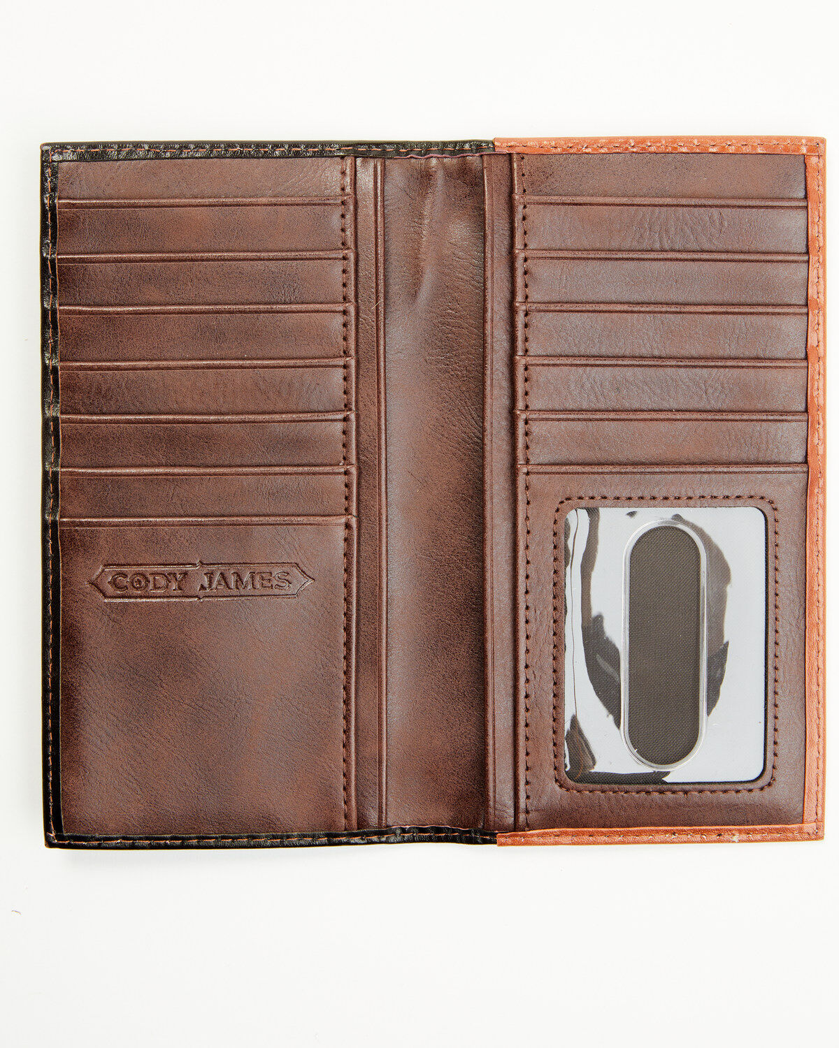 Cody James Men's Embossed Hairon Rodeo Wallet