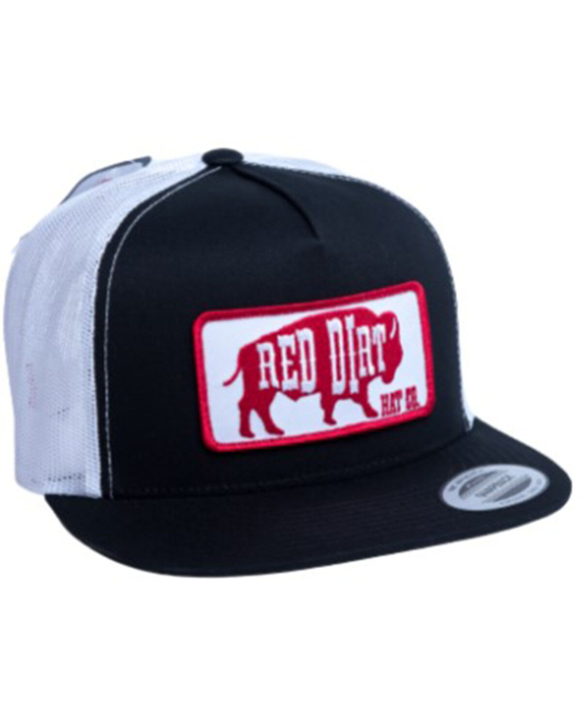 Red Dirt Hat Men's Buffalo Patch Trucker Cap