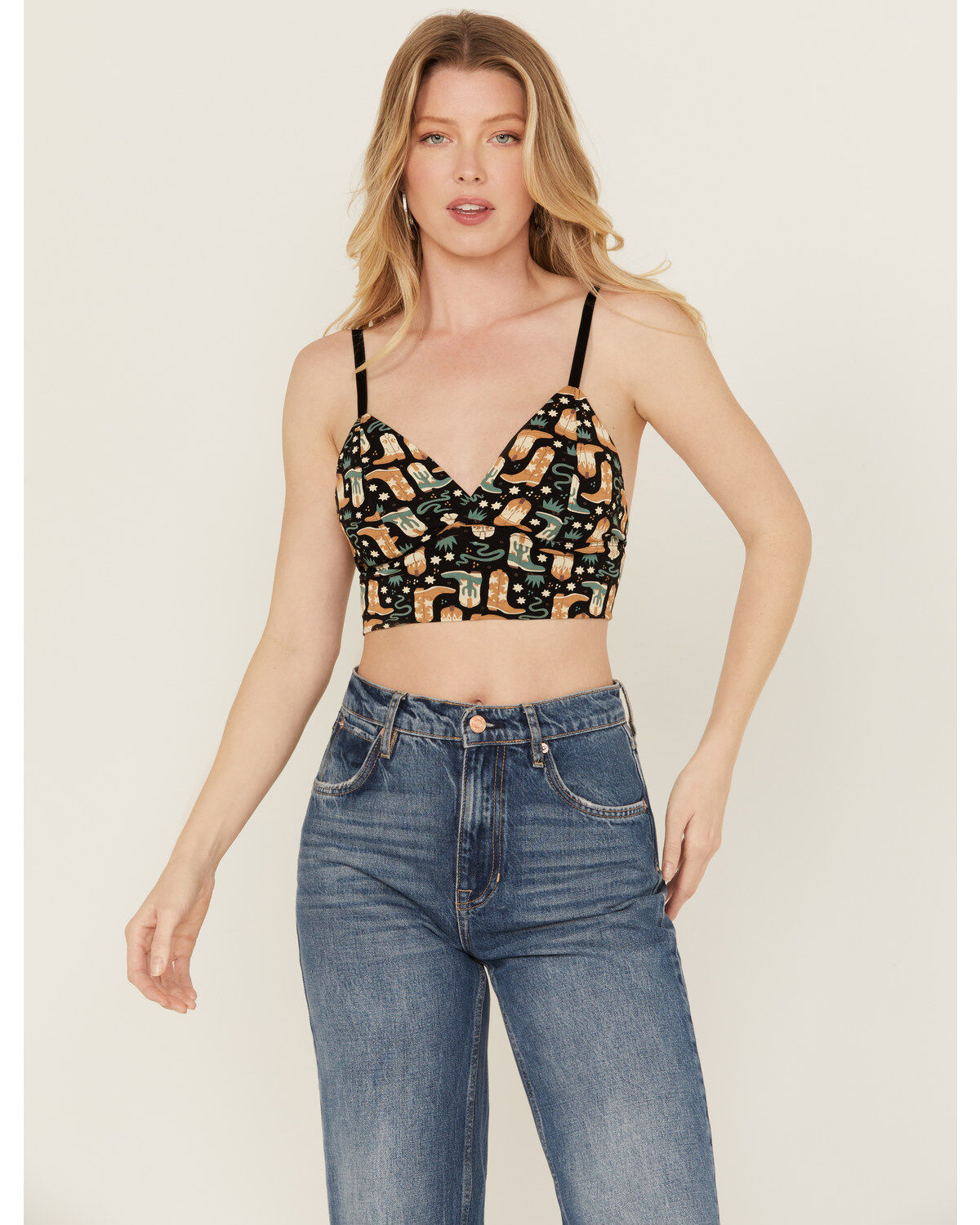 Discreture Women's Longline Boots Bralette