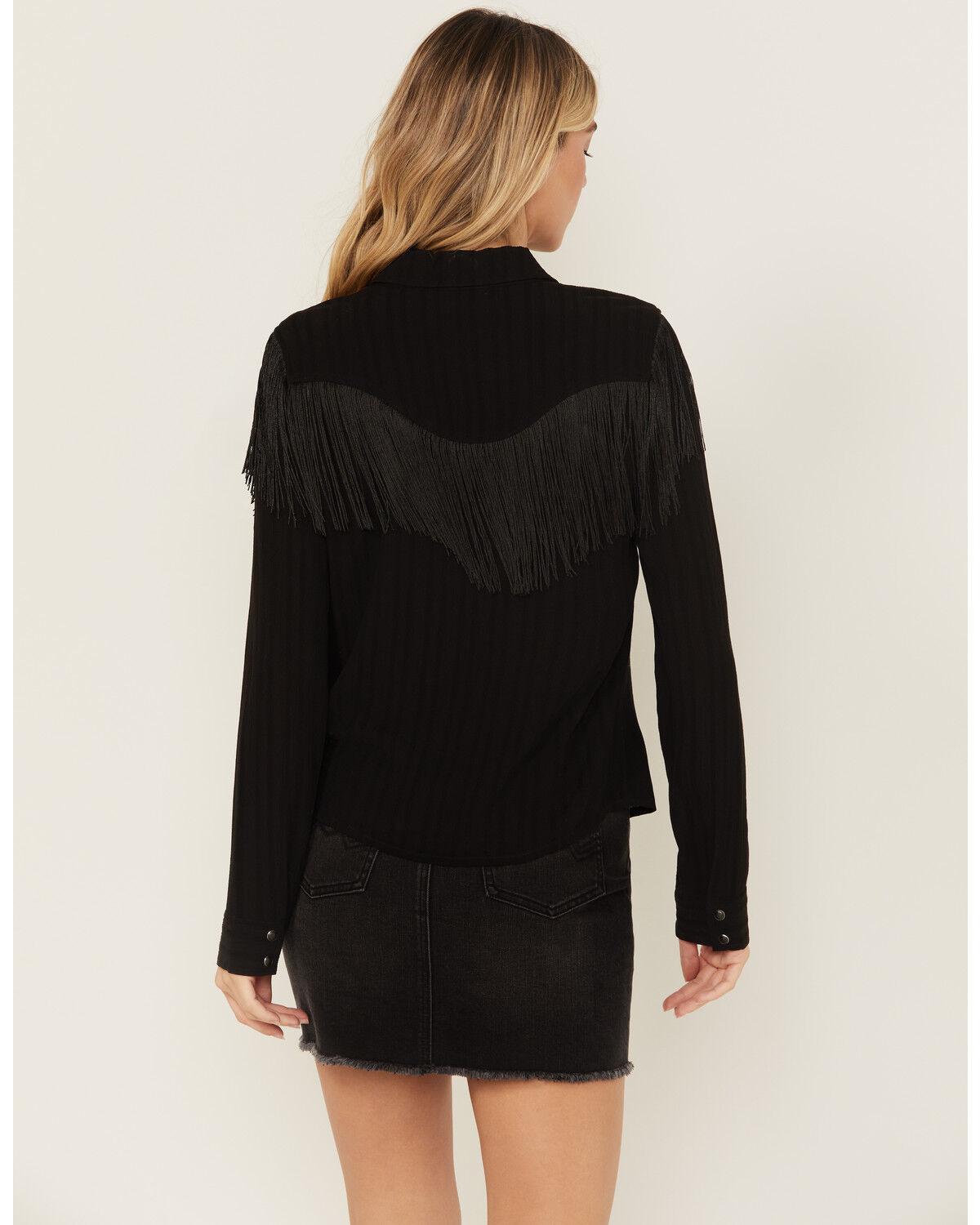 Idyllwind Women's Etta Fringe Long Sleeve Snap Western Shirt