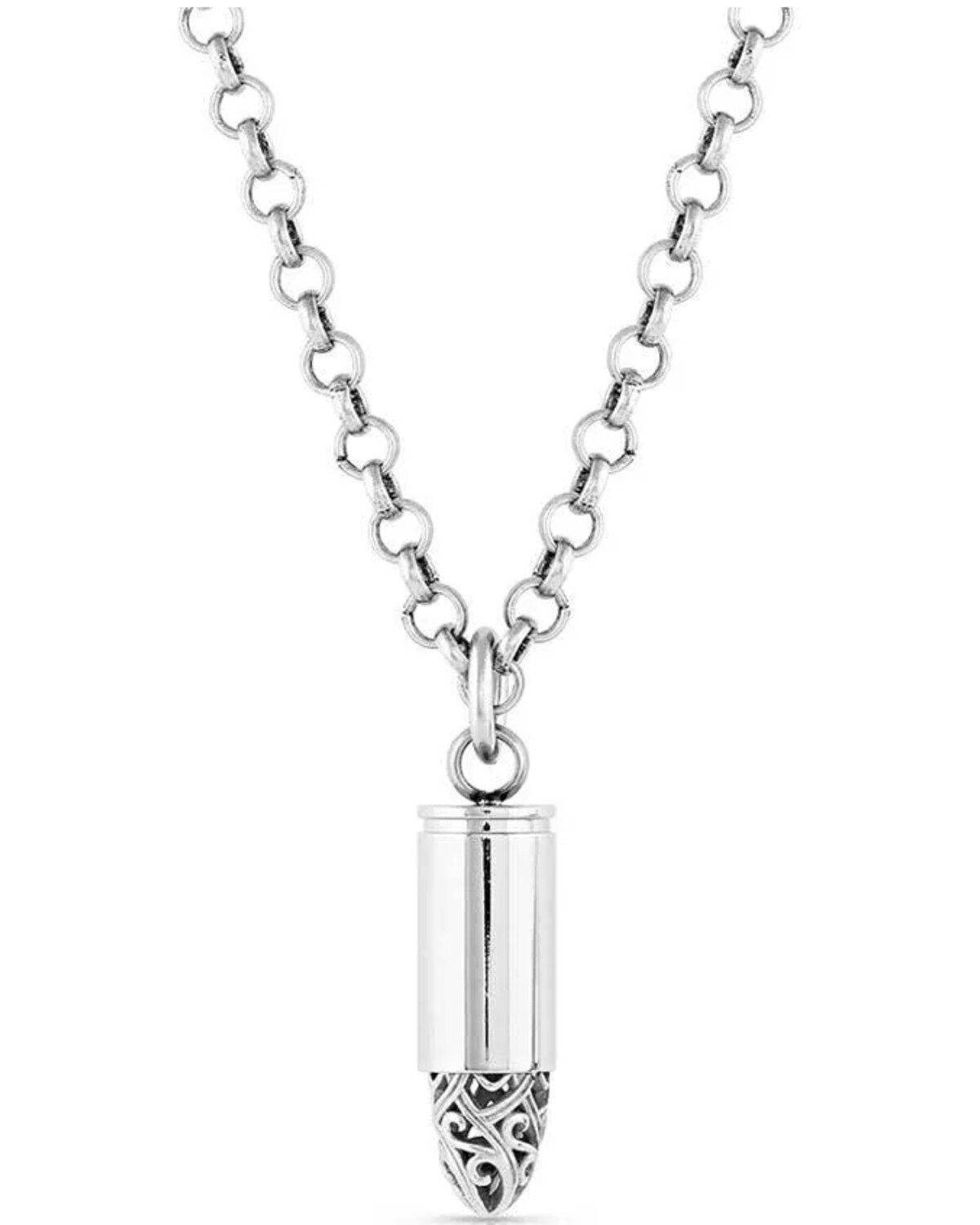 Montana Silversmiths One Filigree Shot Bullet Necklace