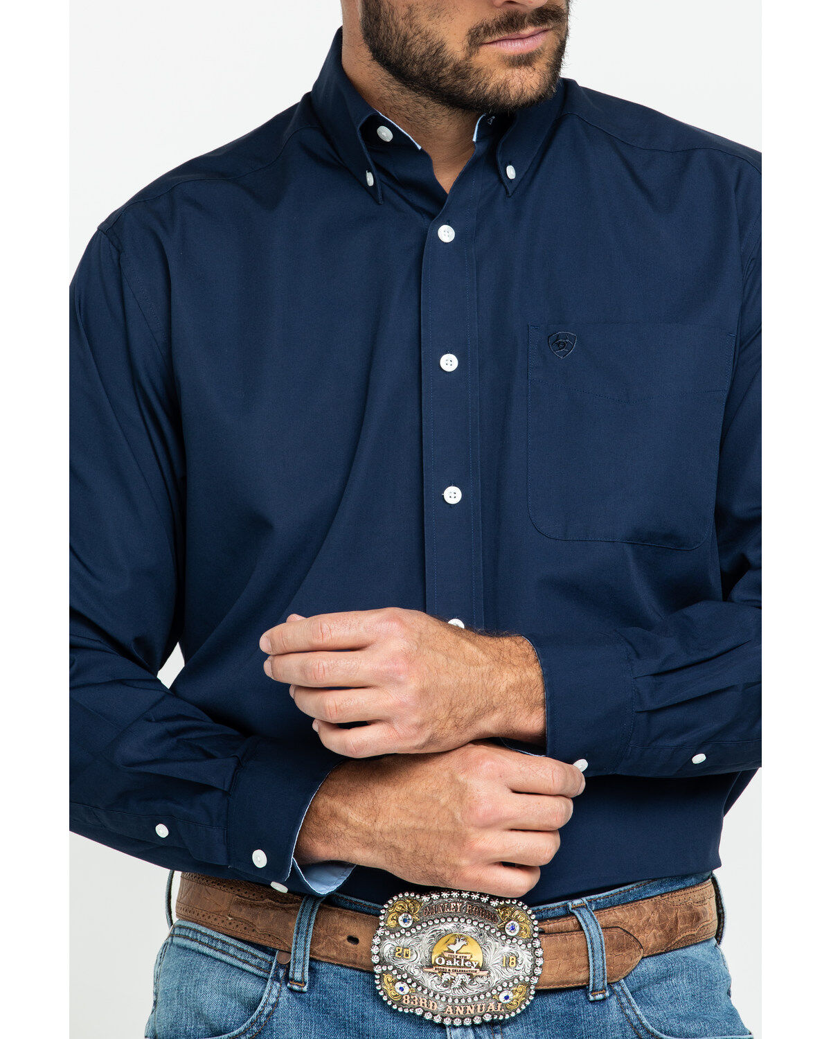 Ariat Men's Wrinkle Free Button Long Sleeve Western Shirt
