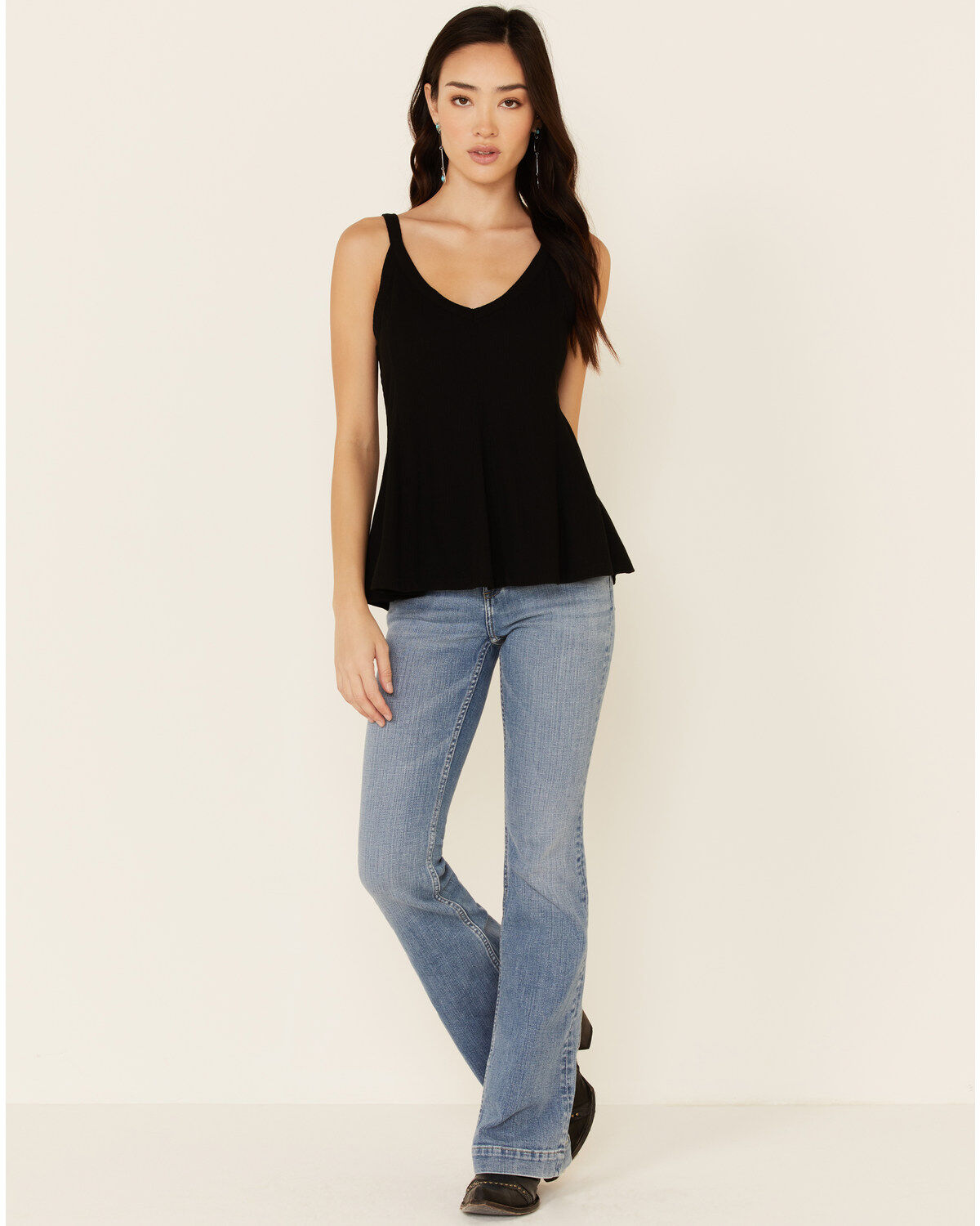 Idyllwind Women's Godet Rib Knit Tank Top