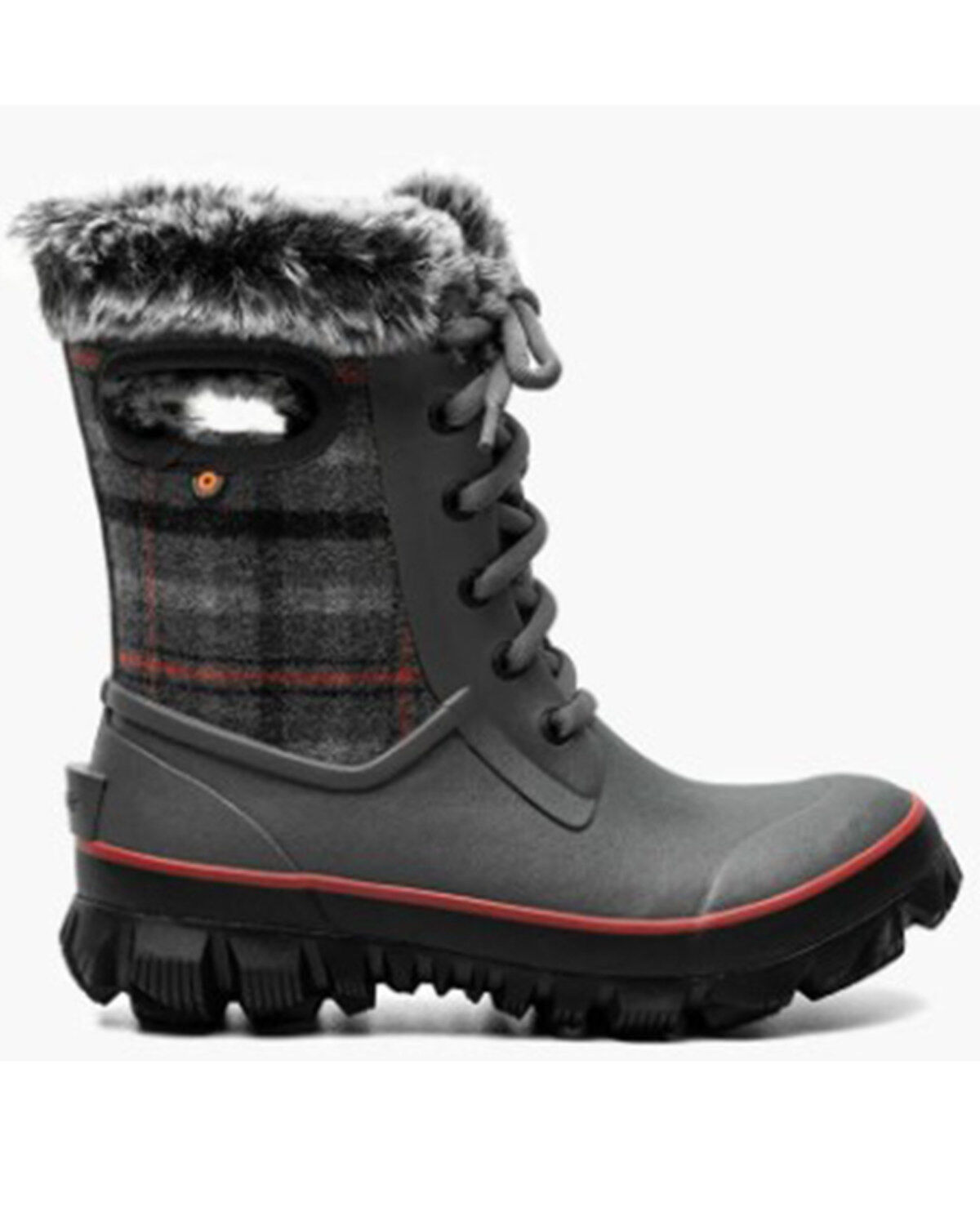 Bogs Women's Arcata Cozy Plaid Winter Boots - Round Toe