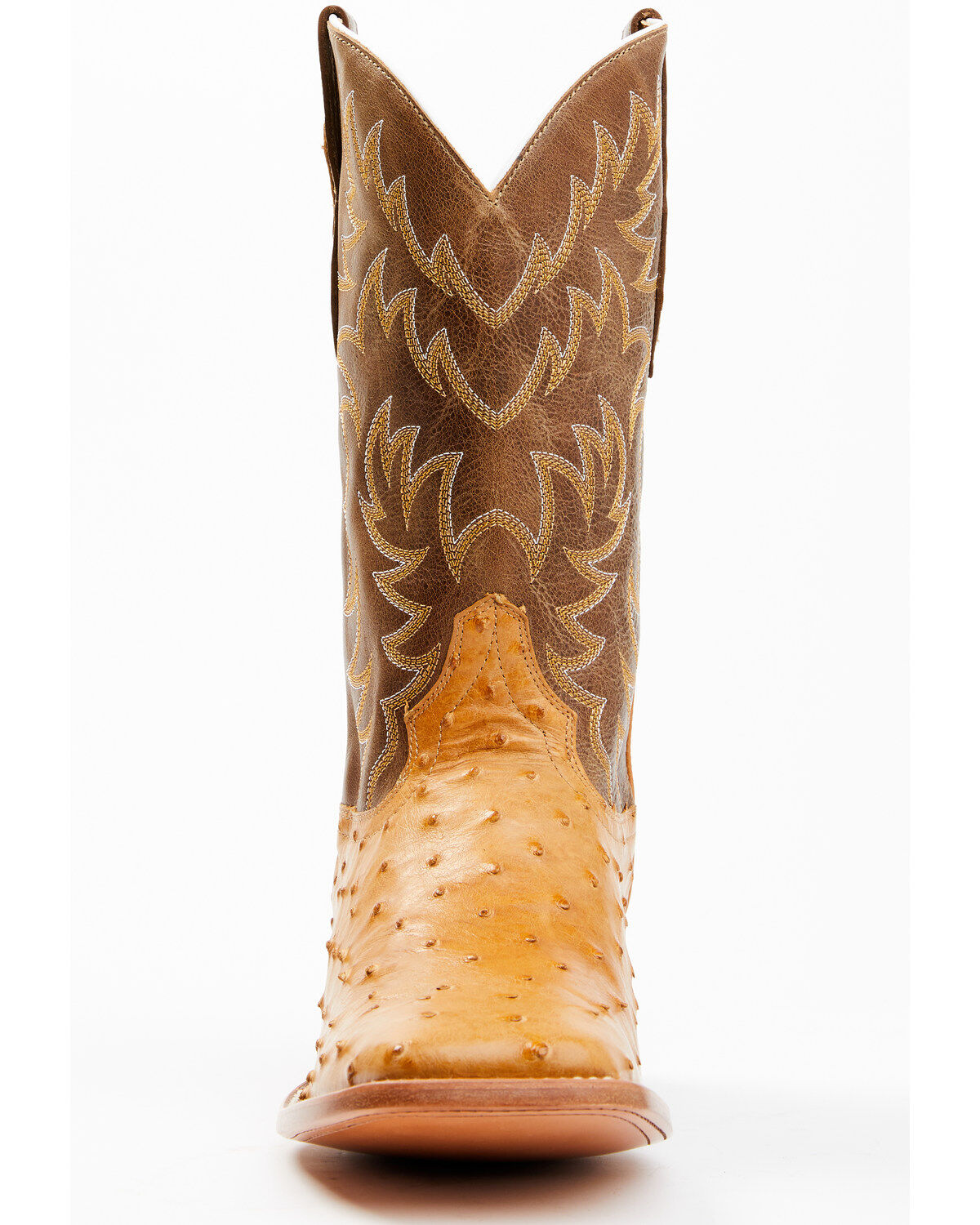 Cody James Men's Full-Quill Ostrich Exotic Western Boots - Broad Square Toe