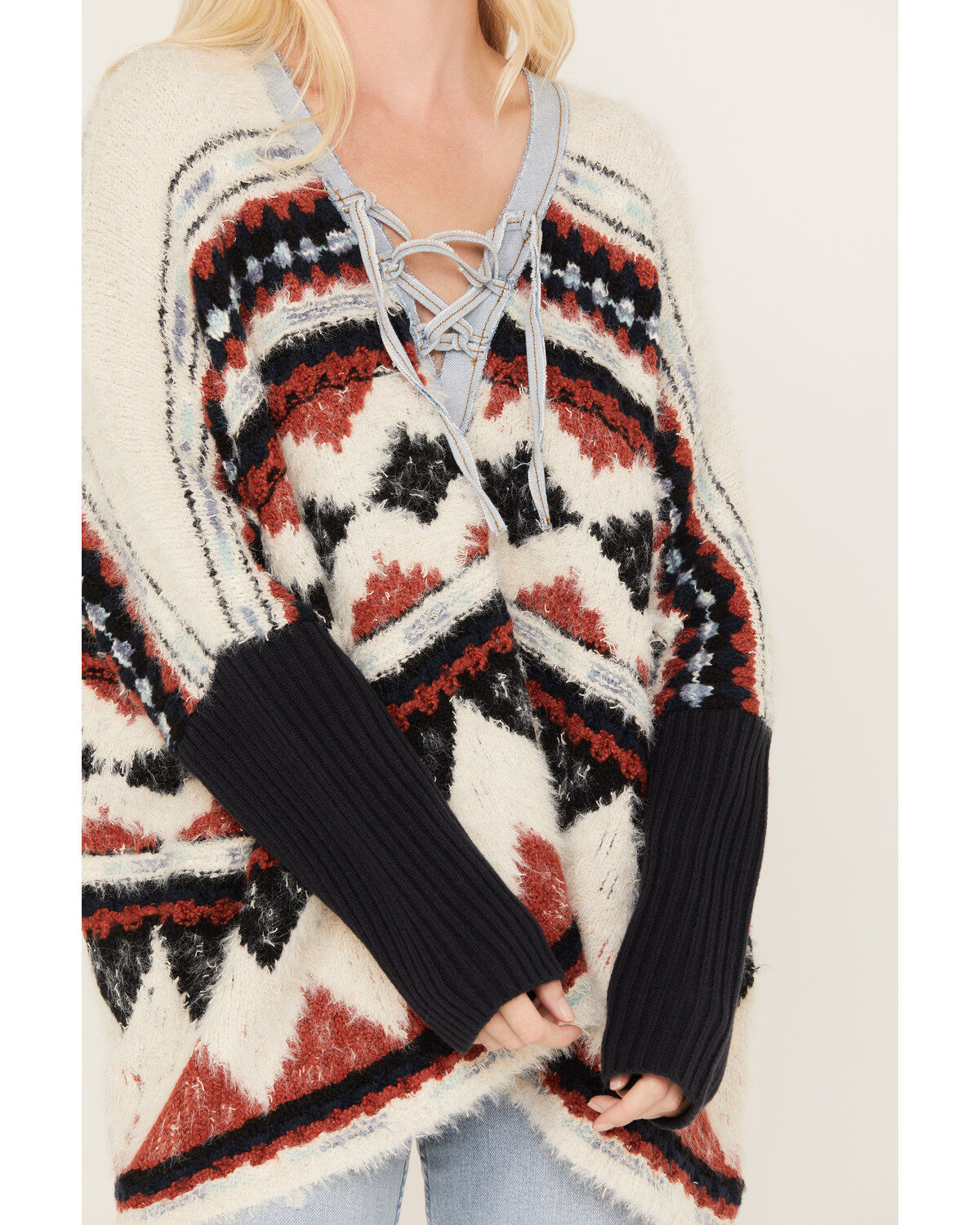 Idyllwind Women's Mack Denim Trim Sweater