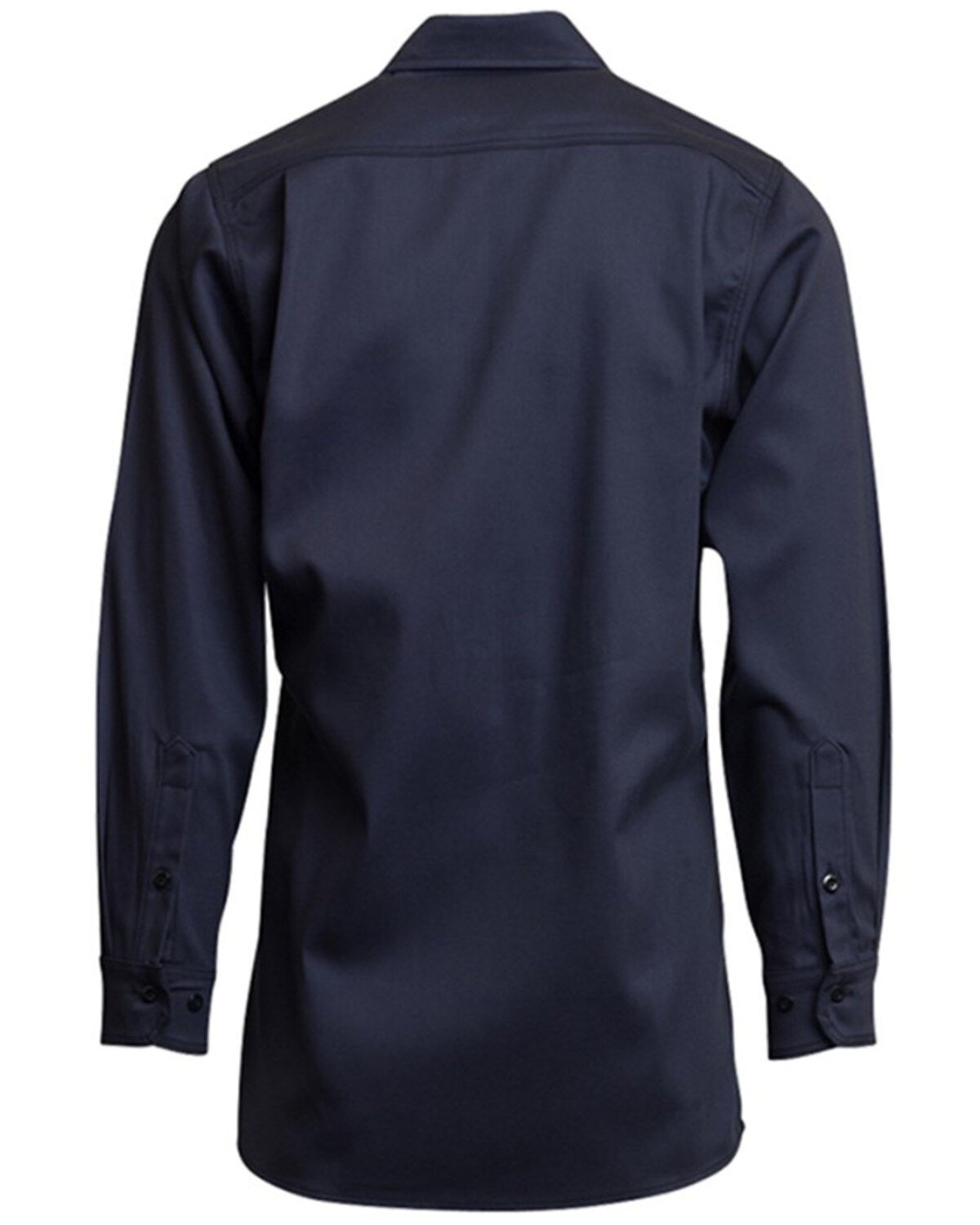 Lapco Men's FR Solid Long Sleeve Button-Down Western Work Shirt - Tall