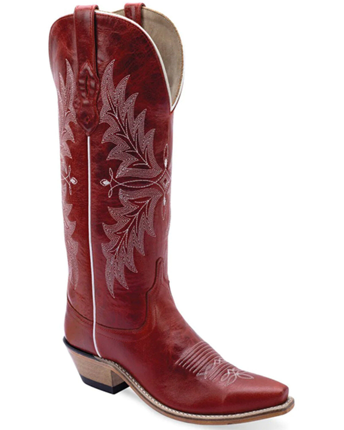 Old West Women's Tall Western Boots - Snip Toe