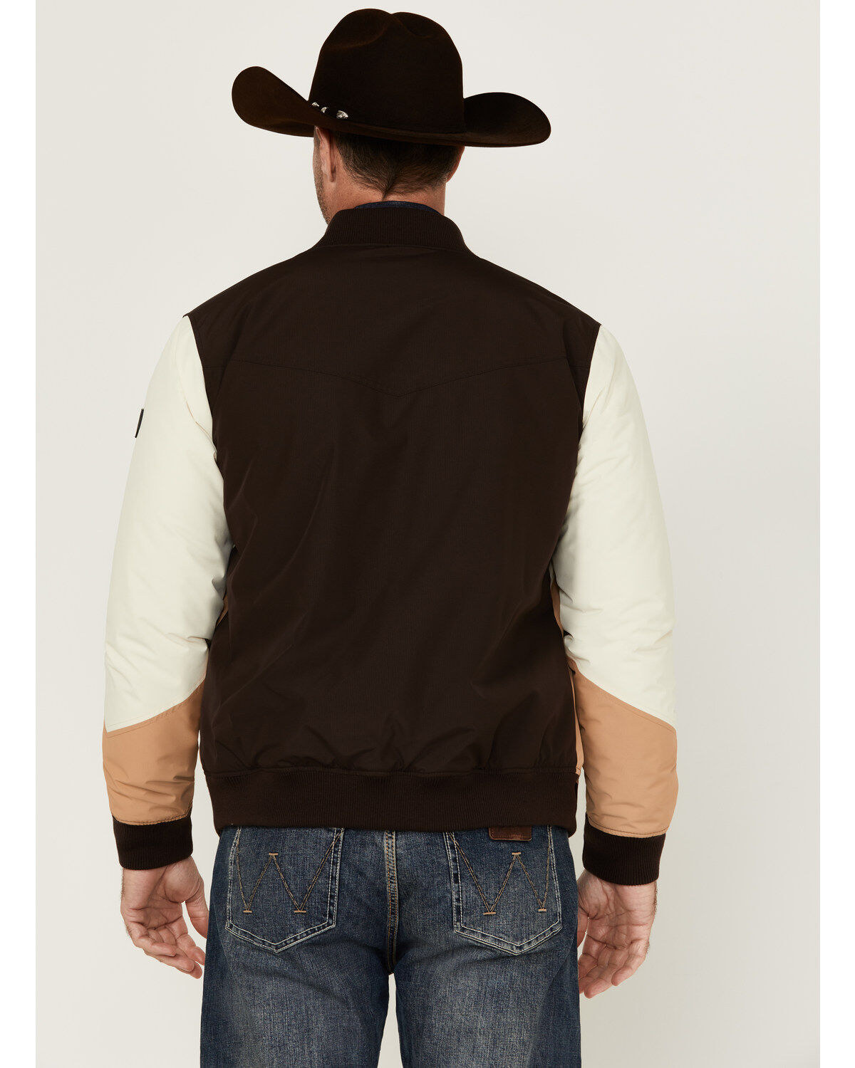 RANK 45® Men's Color Block Bomber Filled Windbreaker Jacket