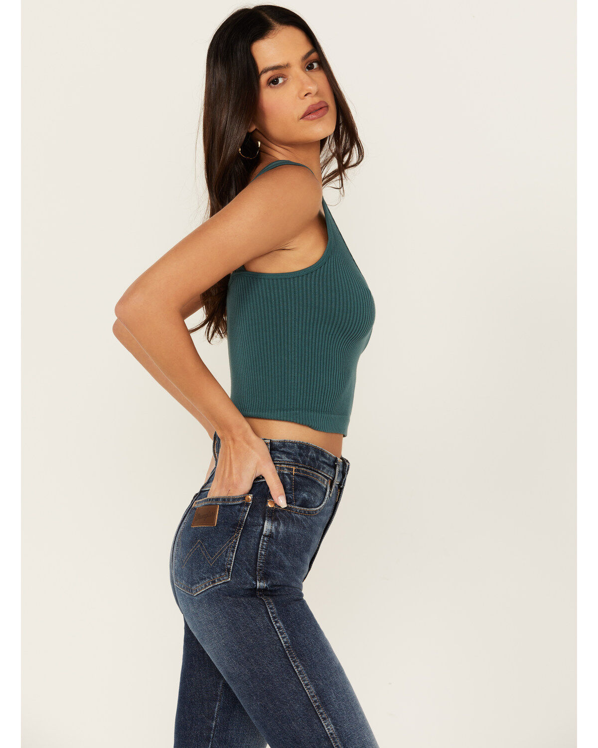 Free People Women's Solid Rib Brami Top