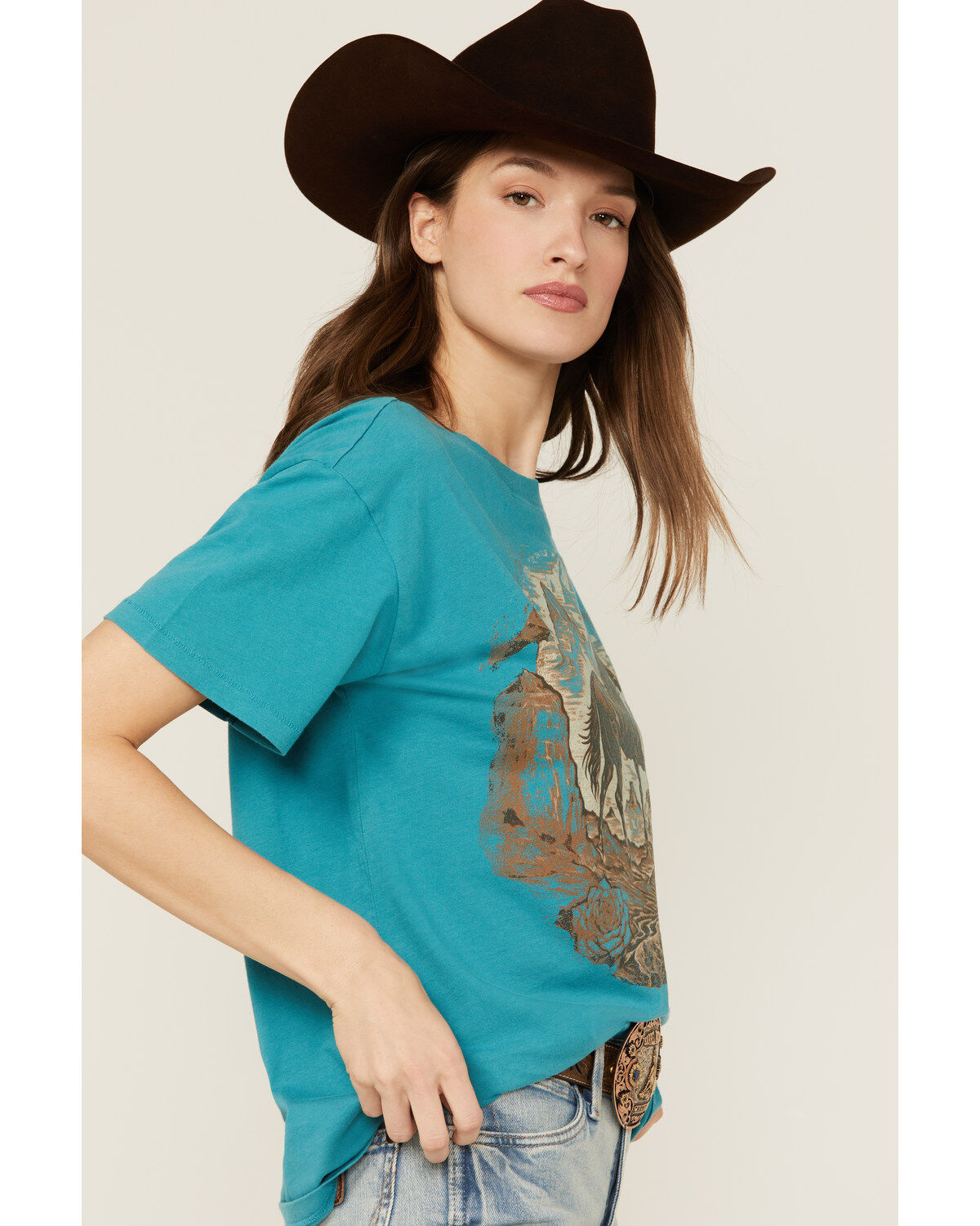 Shyanne Women's Horse Short Sleeve Graphic Tee