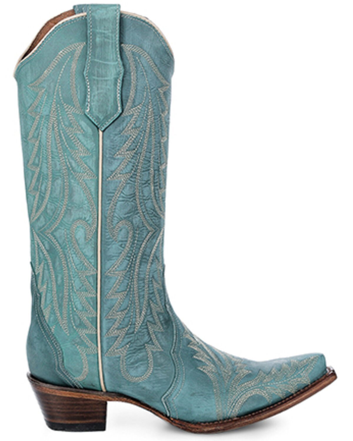 Circle G Women's Embroidered Tall Western Boots - Snip Toe