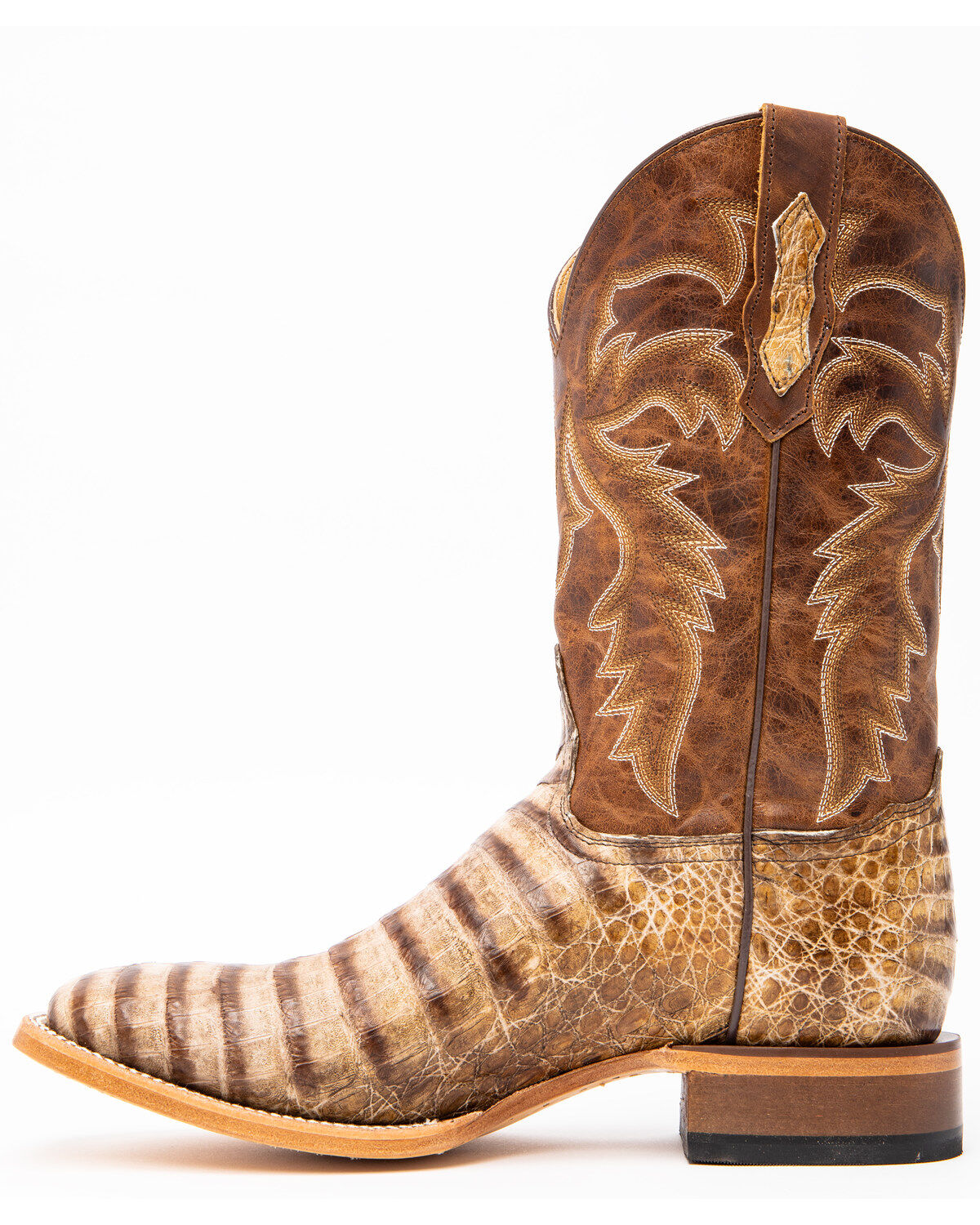 Cody James Men's Caiman Belly Western Boots - Broad Square Toe